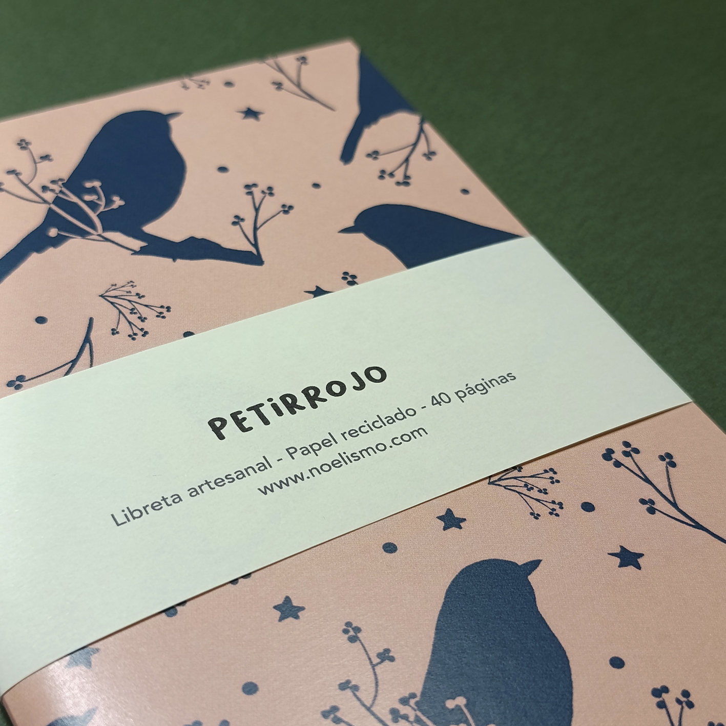 Petirrojo Libreta artesanal 