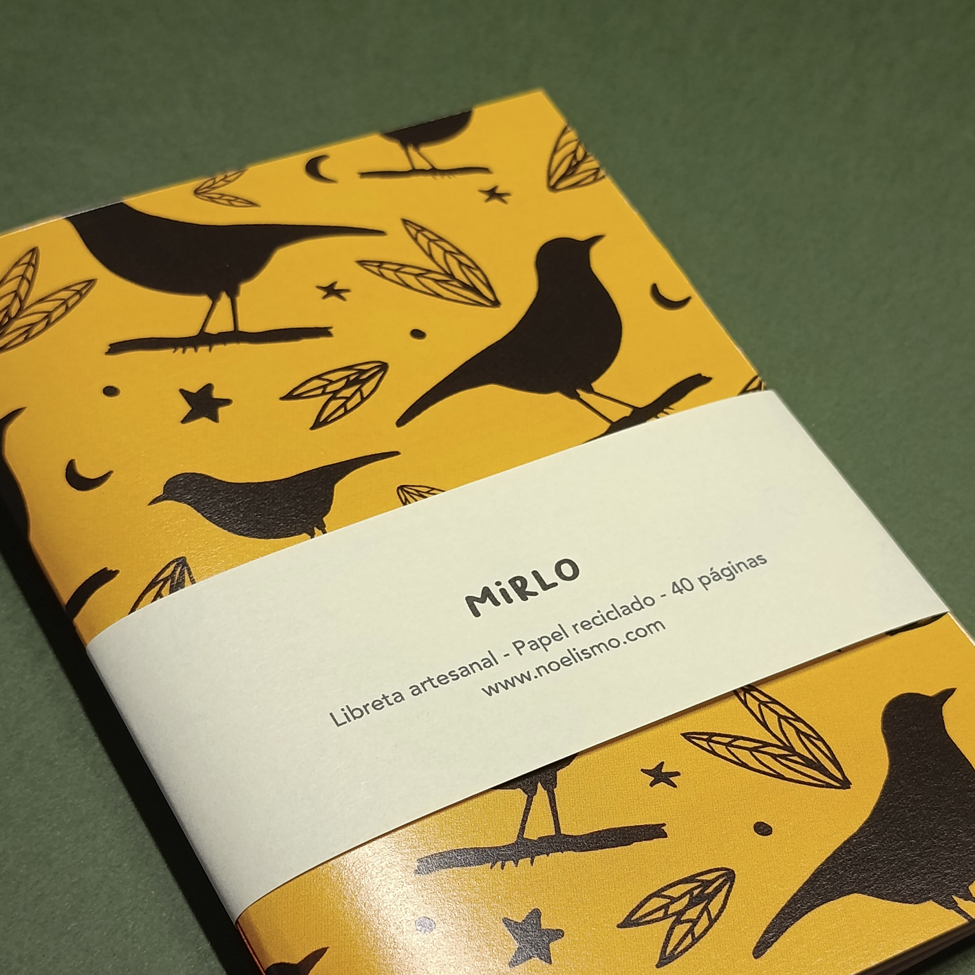 Mirlo Libreta artesanal 