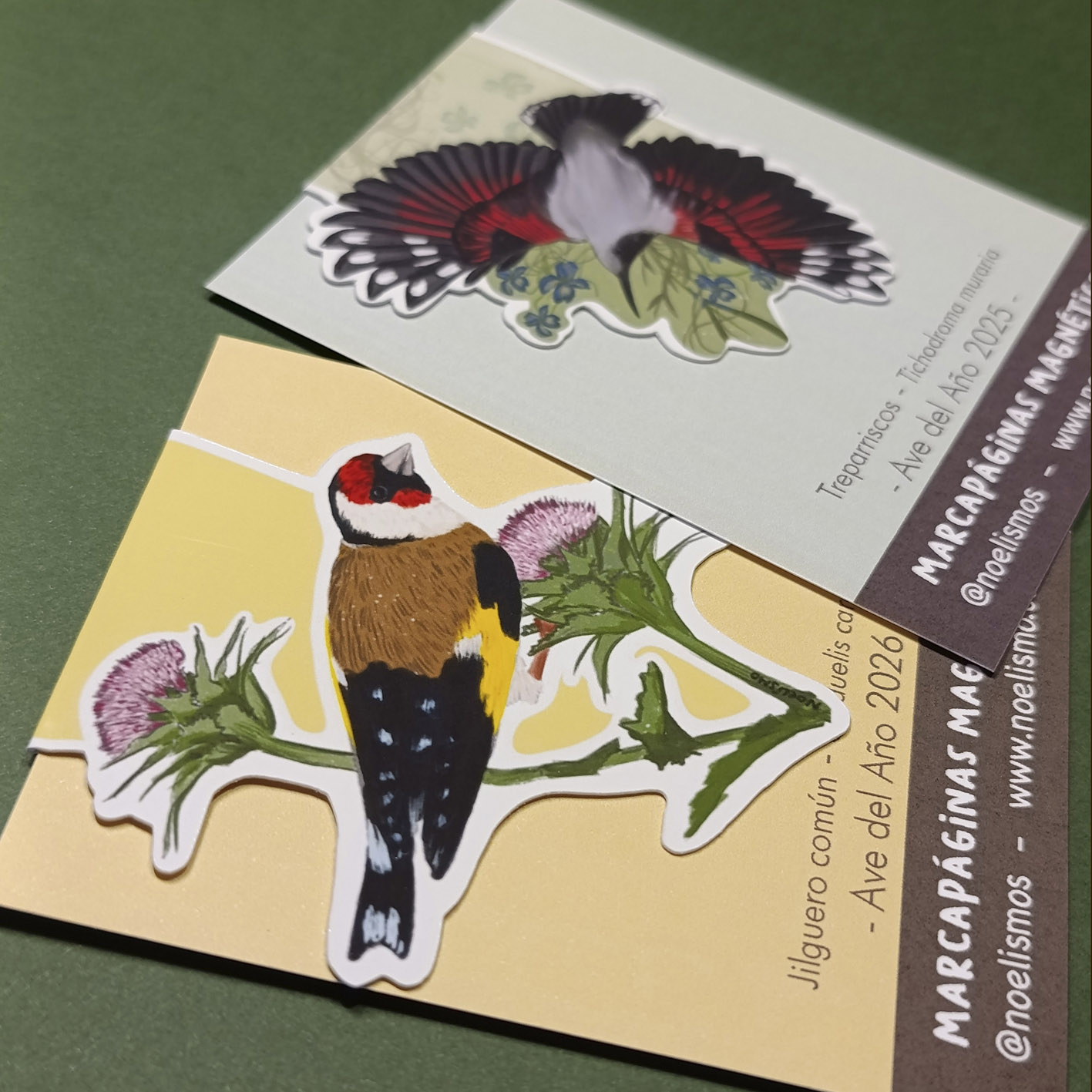 Jilguero Marcapáginas magnético 