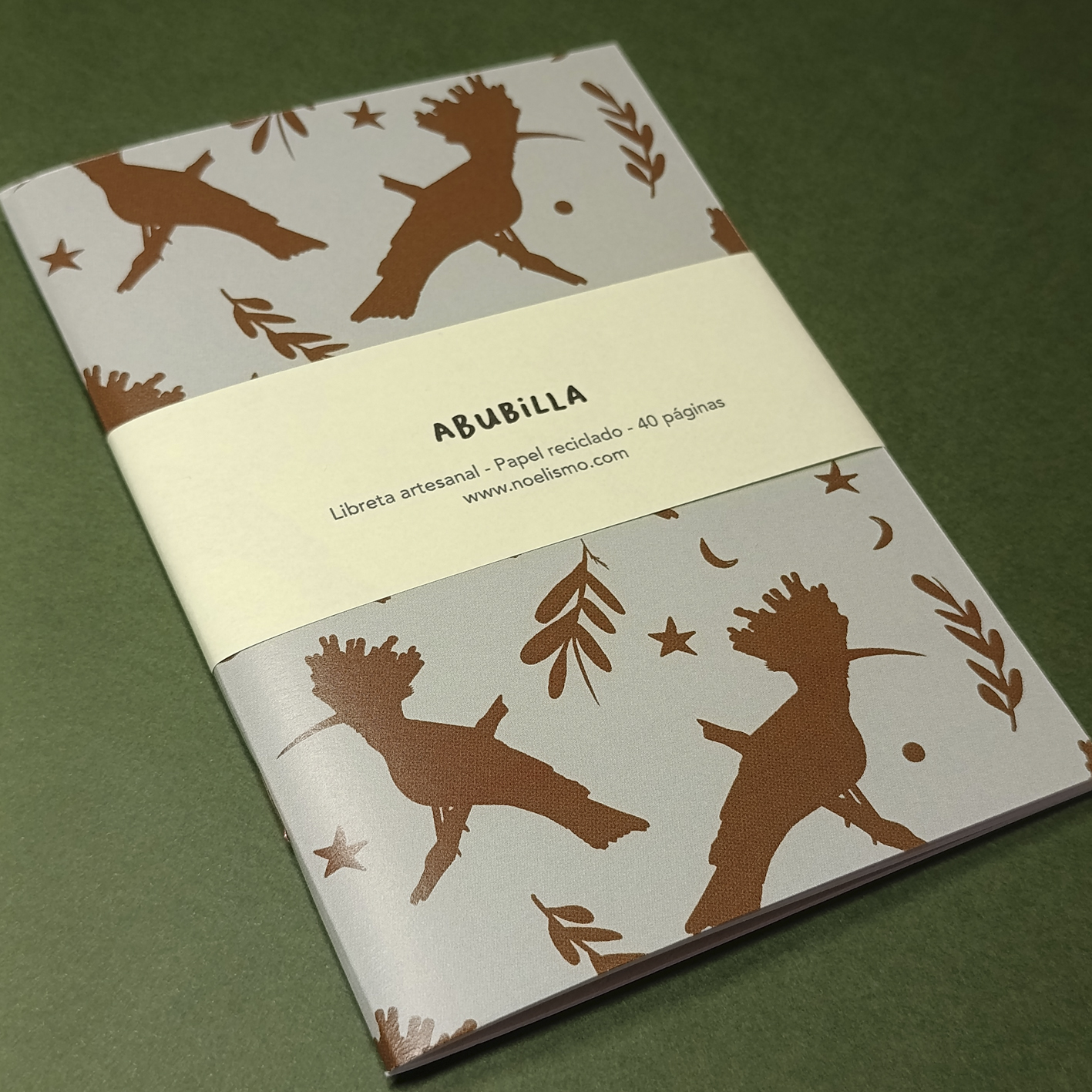 Abubilla Libreta artesanal 