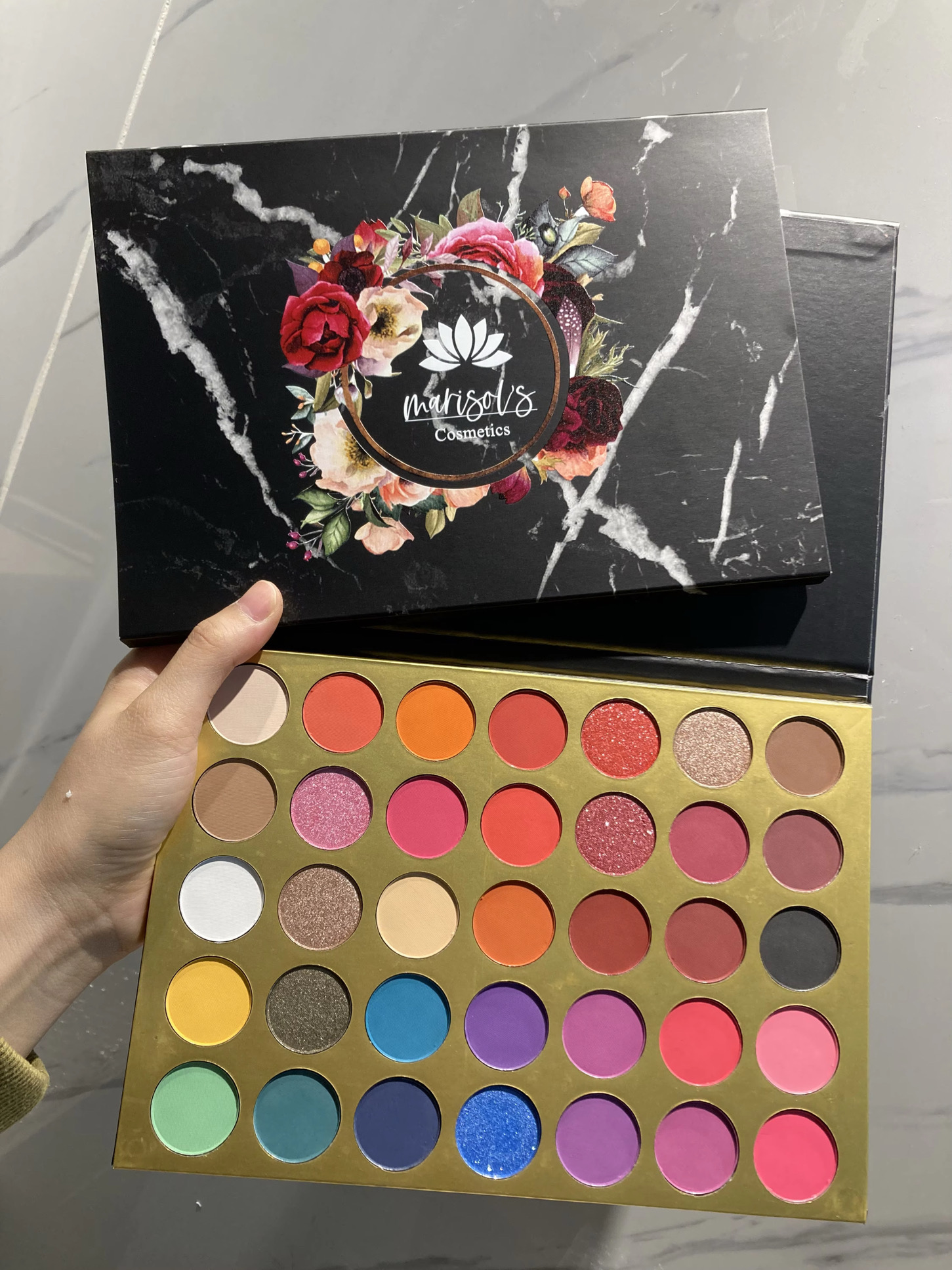 Paleta de sombras de ojos