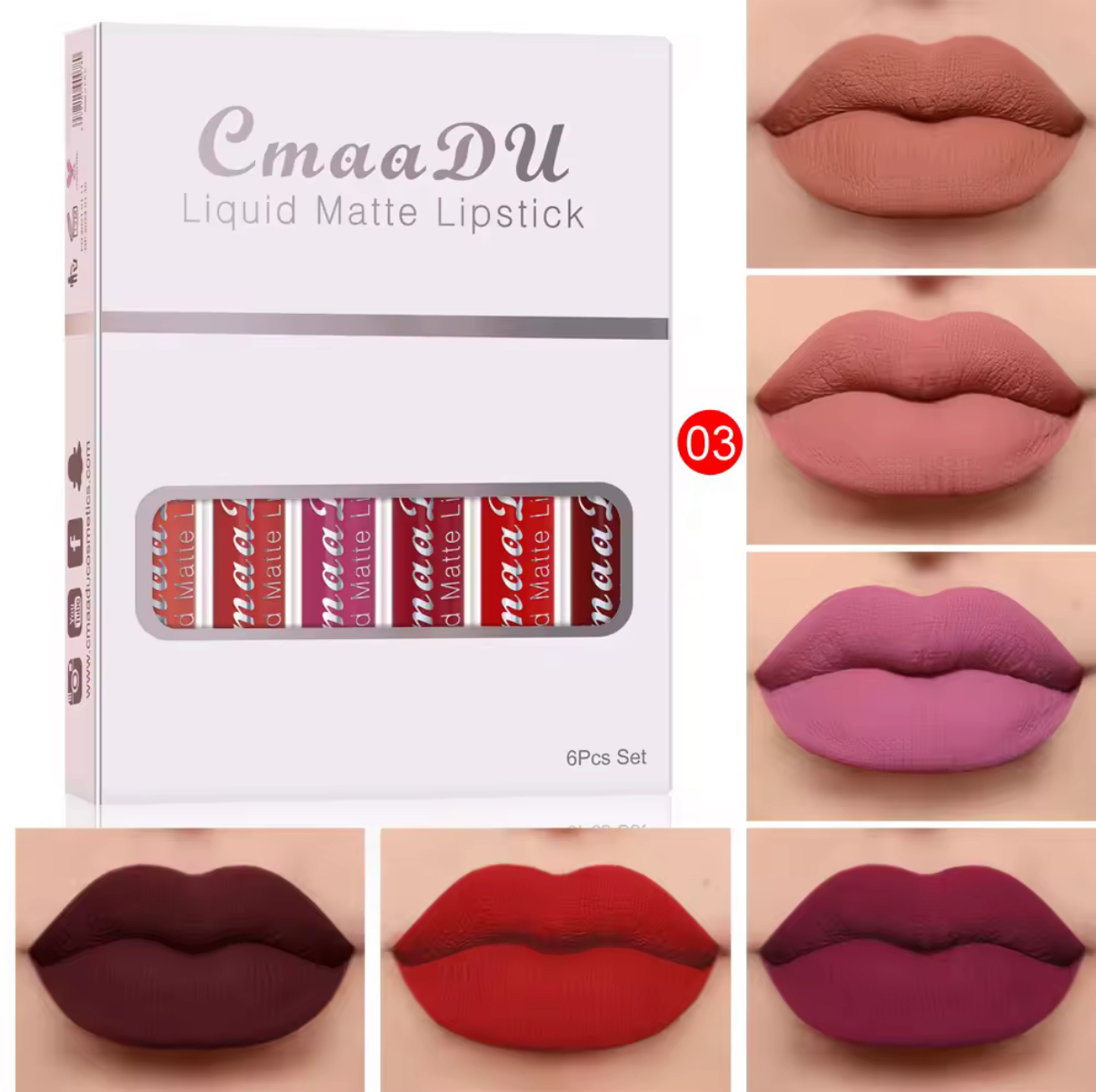 Set de labiales líquidos mate CmaaDU