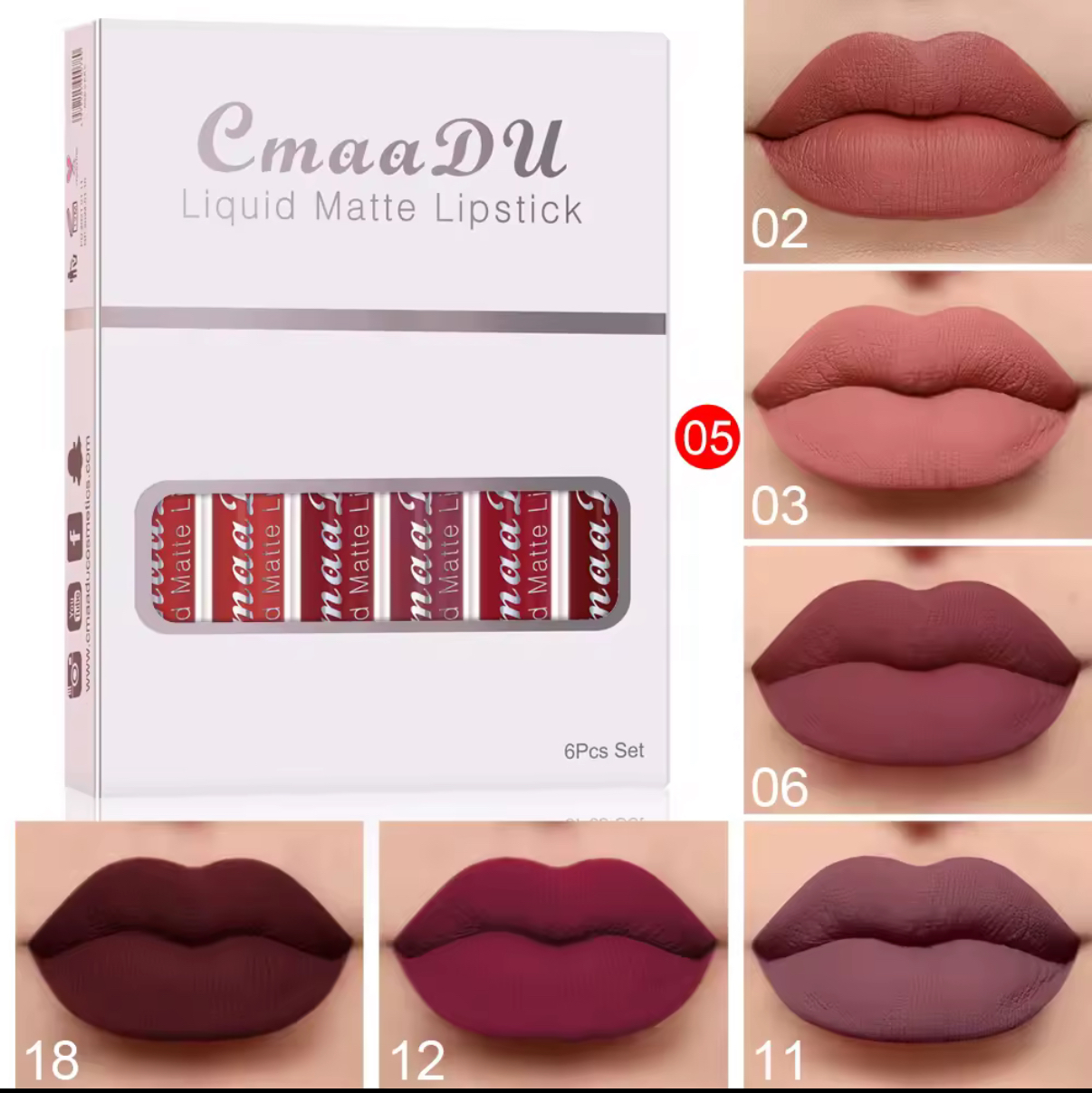 Set de labiales líquidos mate CmaaDU