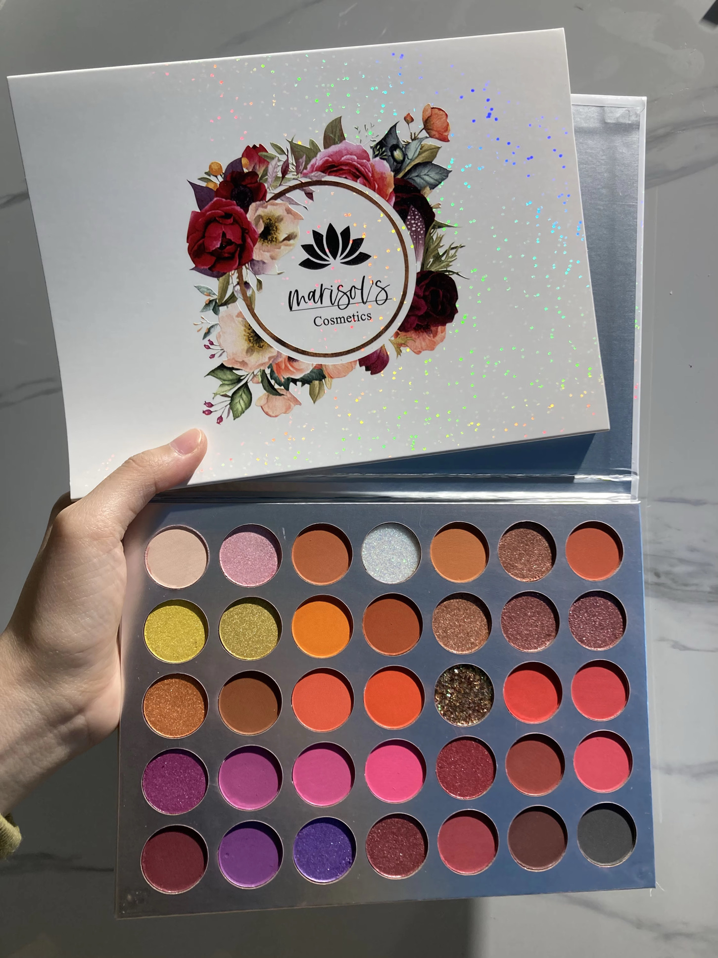 Paleta de sombras de ojos