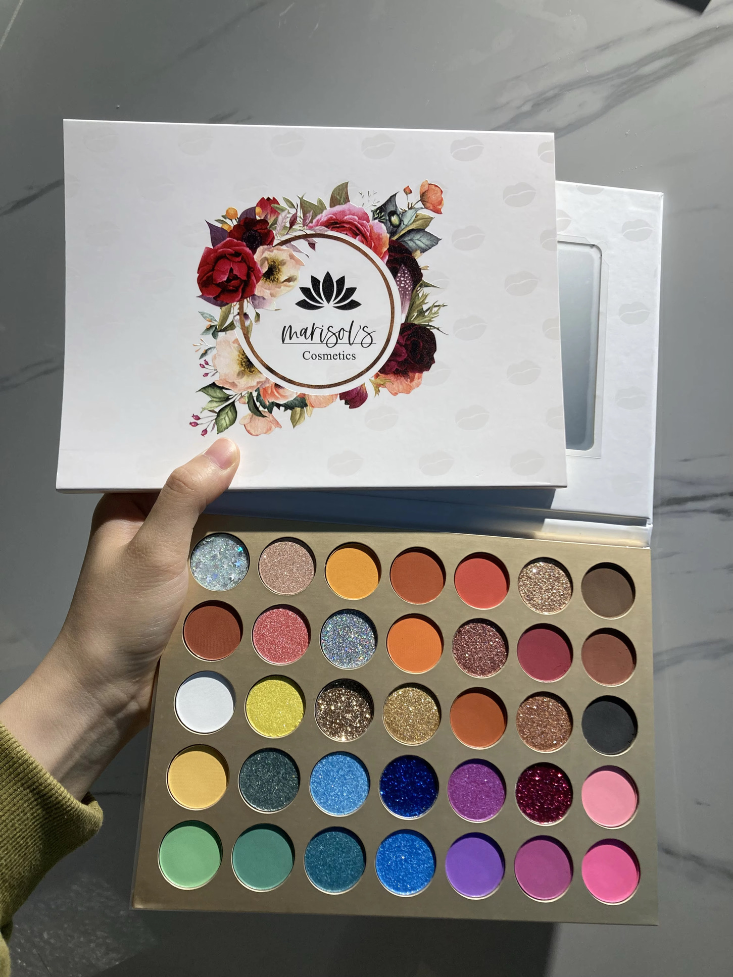 Paleta de sombras de ojos