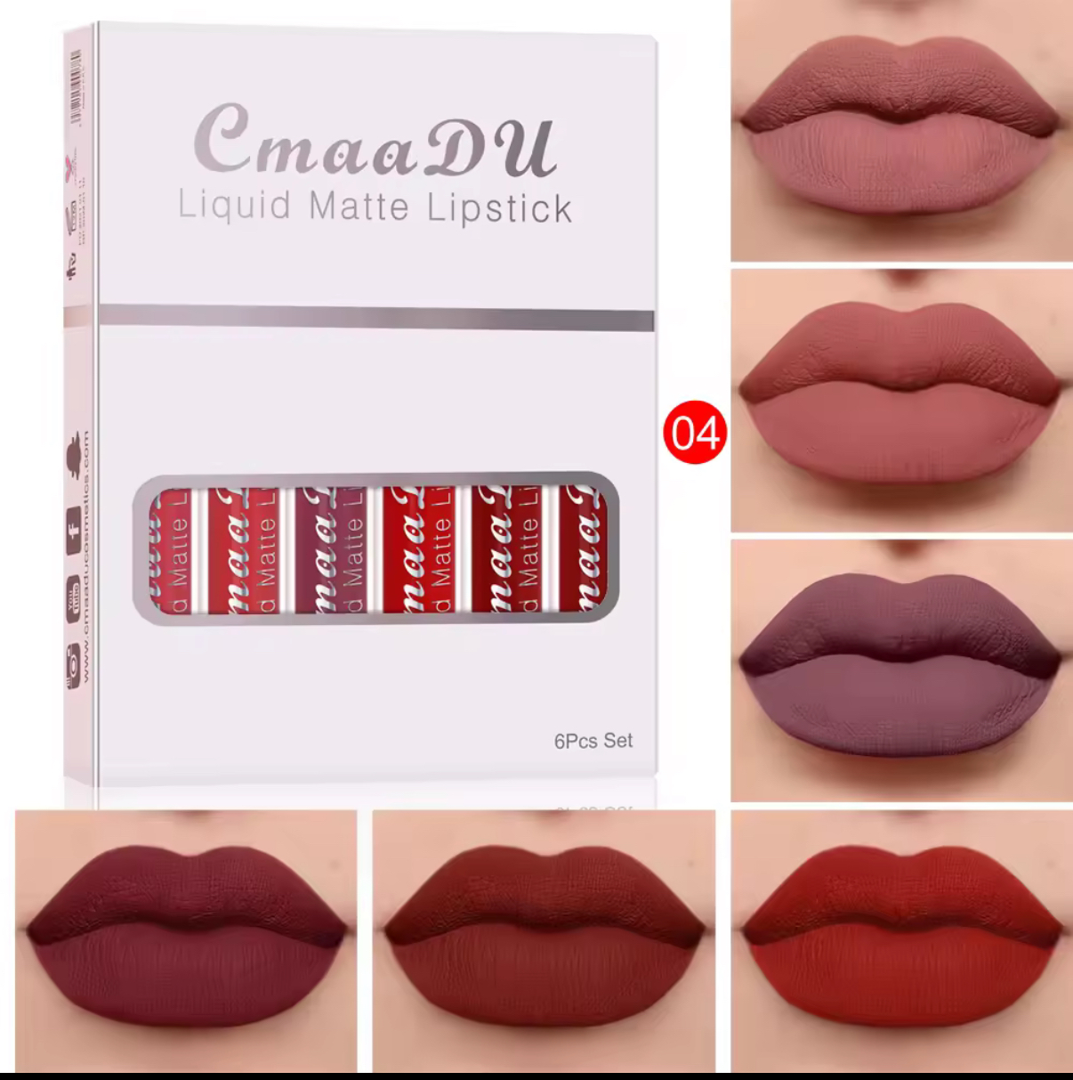 Set de labiales líquidos mate CmaaDU