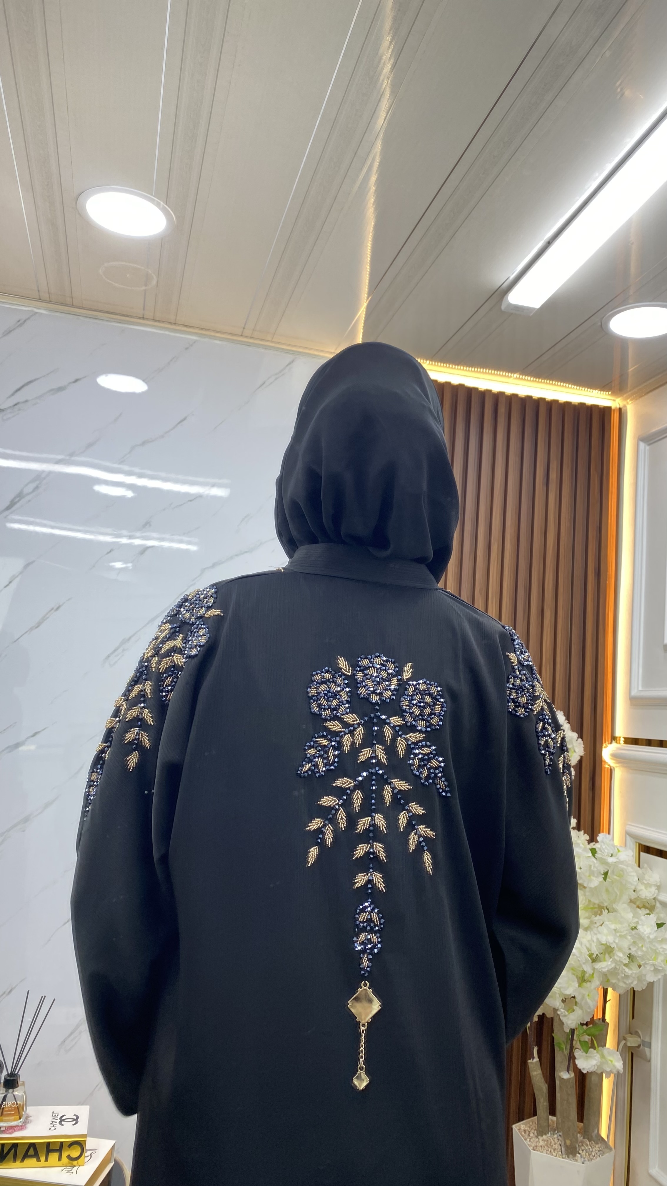 Abaya Luxe Mixte Doré/Argenté