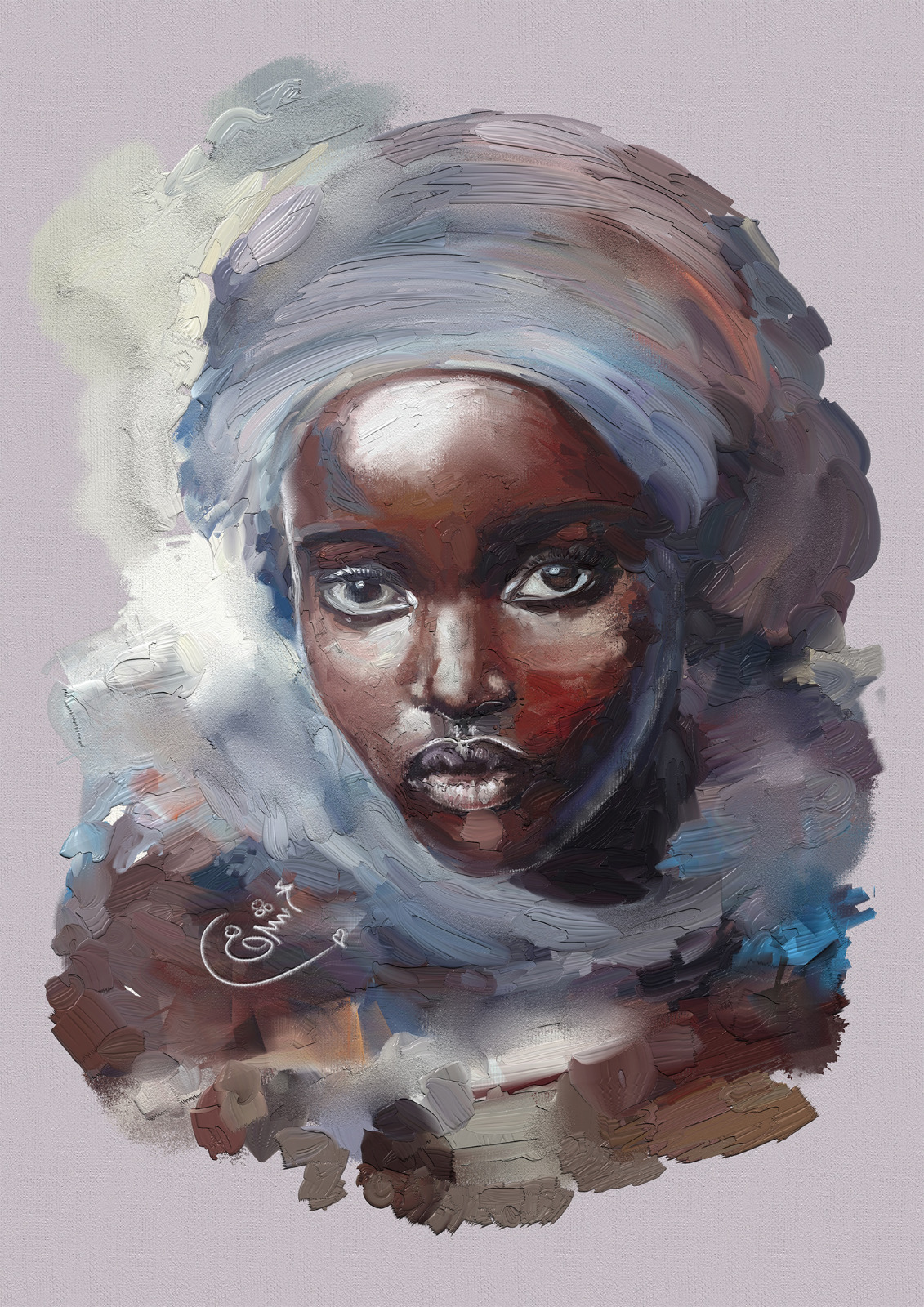 Abstract Portrait Painting