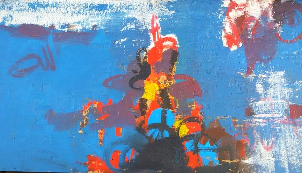 Blue Abstract Canvas