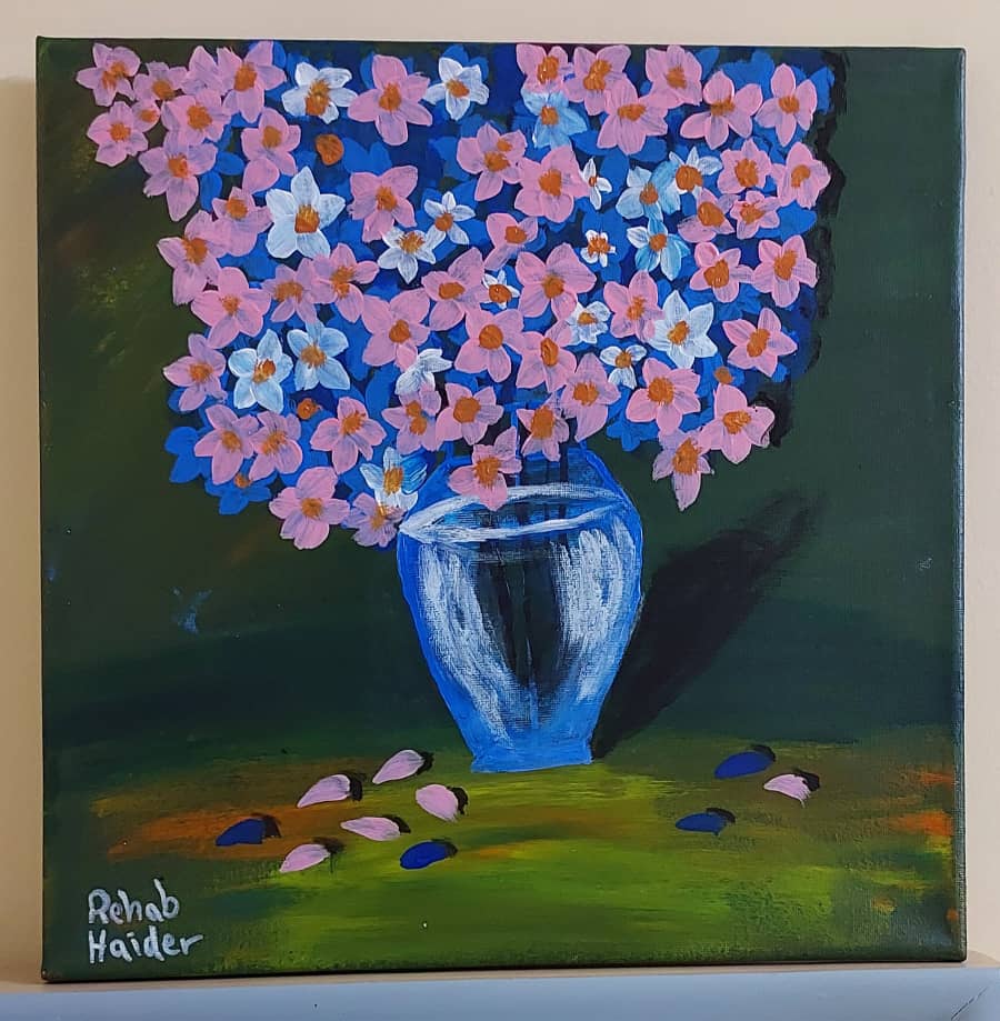Floral Bouquet Canvas Painting