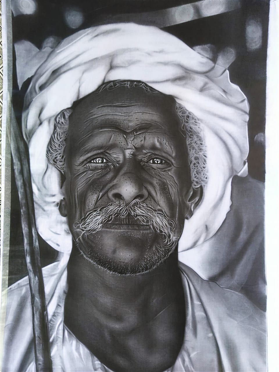 Sudanese Traditional Portrait Canvas