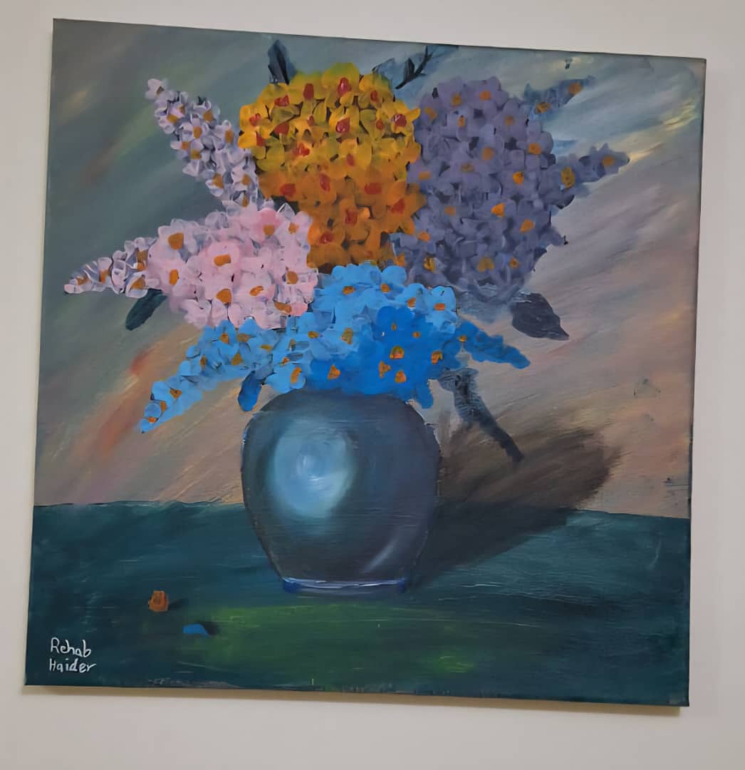 Floral Vase Painting