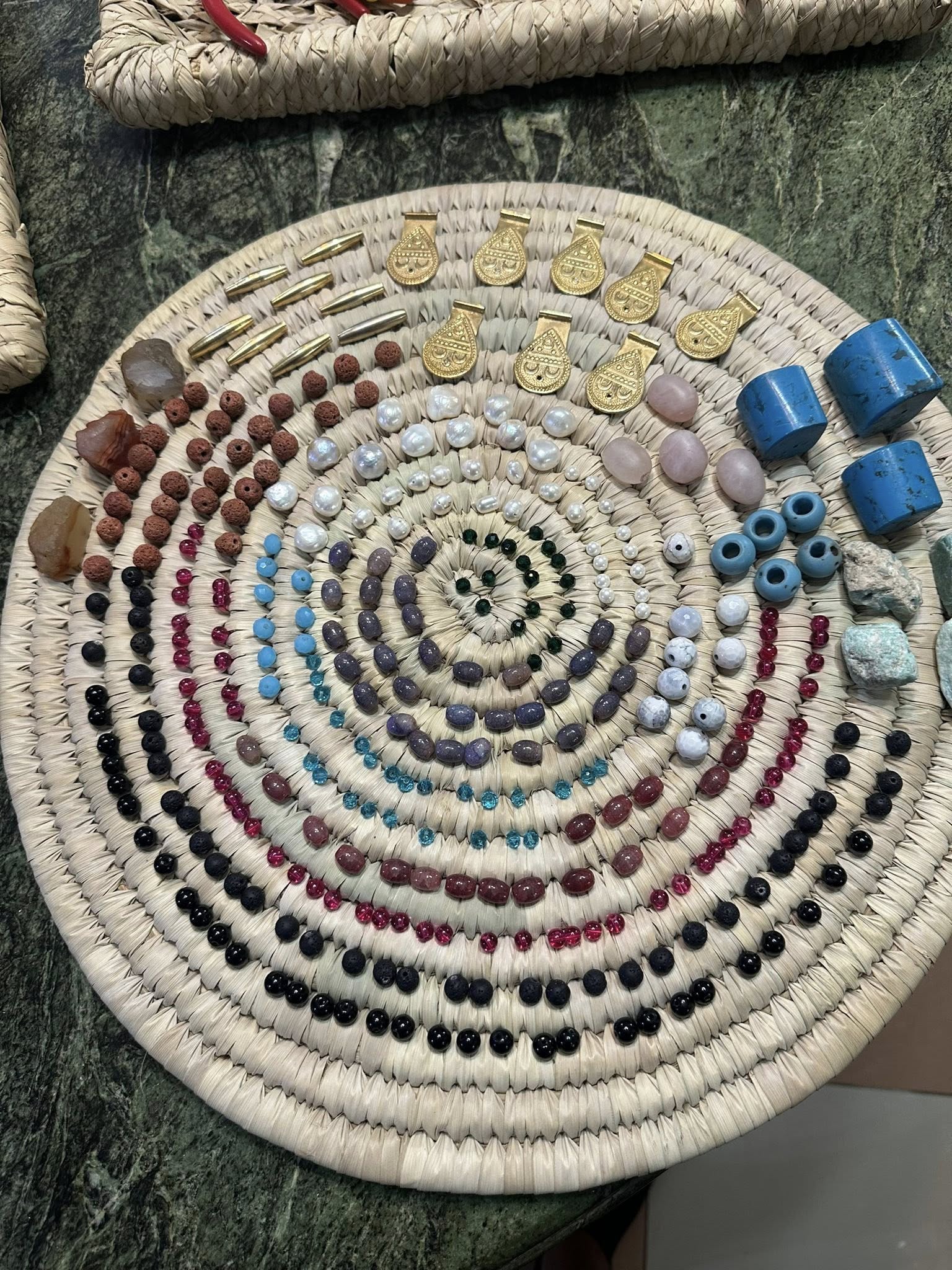 Assorted Handmade Beads and Charms