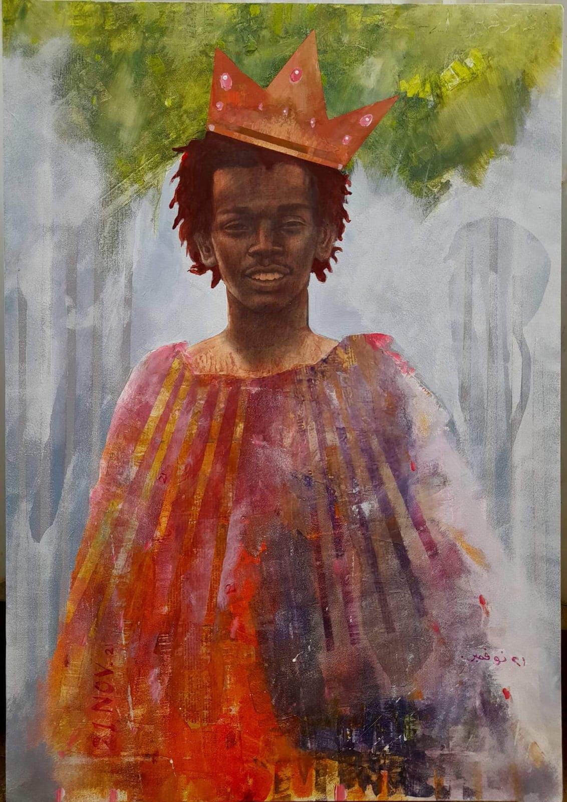 Crowned Childhood Canvas