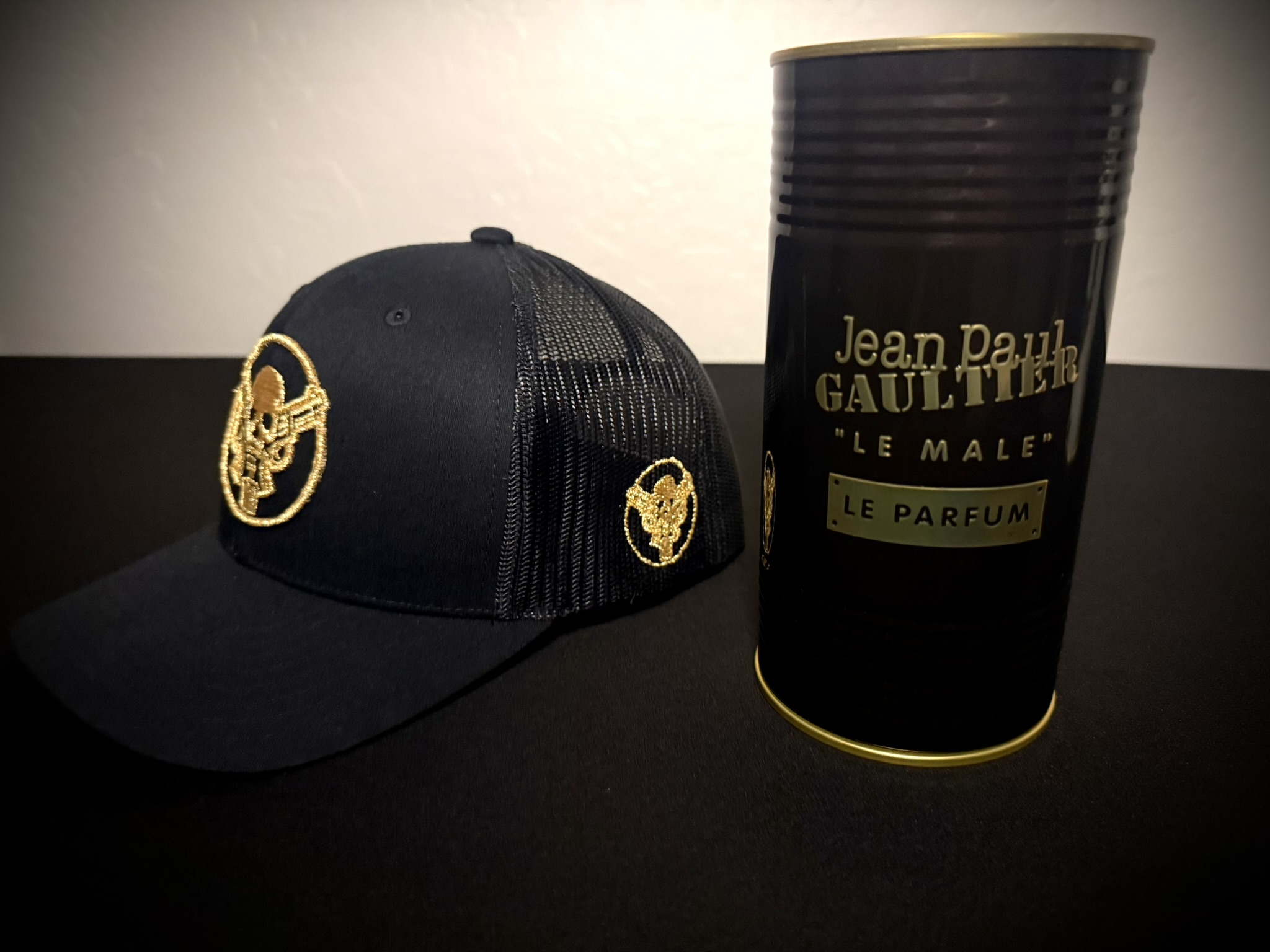 CLASICO - Black Skull Mesh Cap