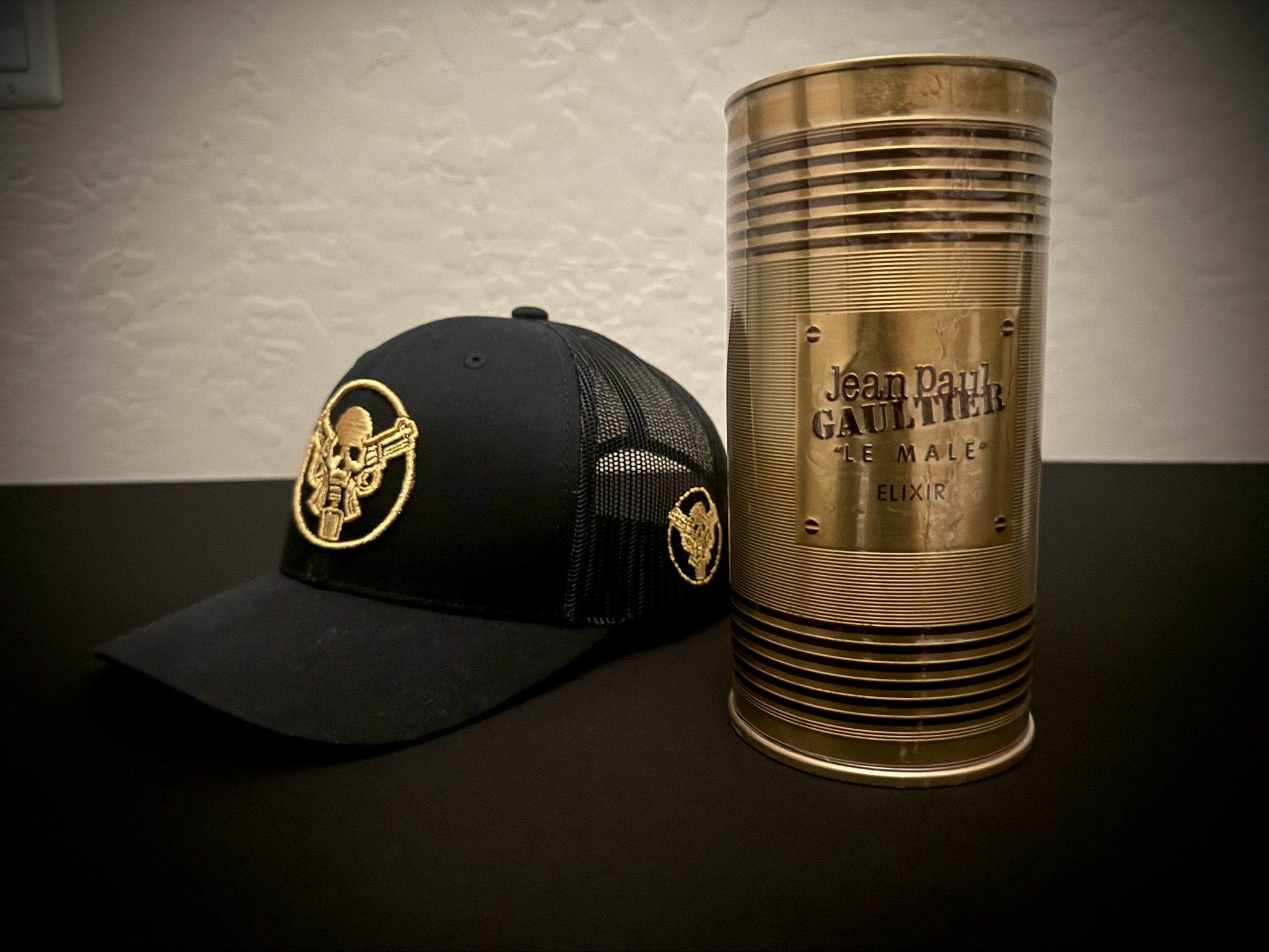 CLASICO - Black Skull Mesh Cap