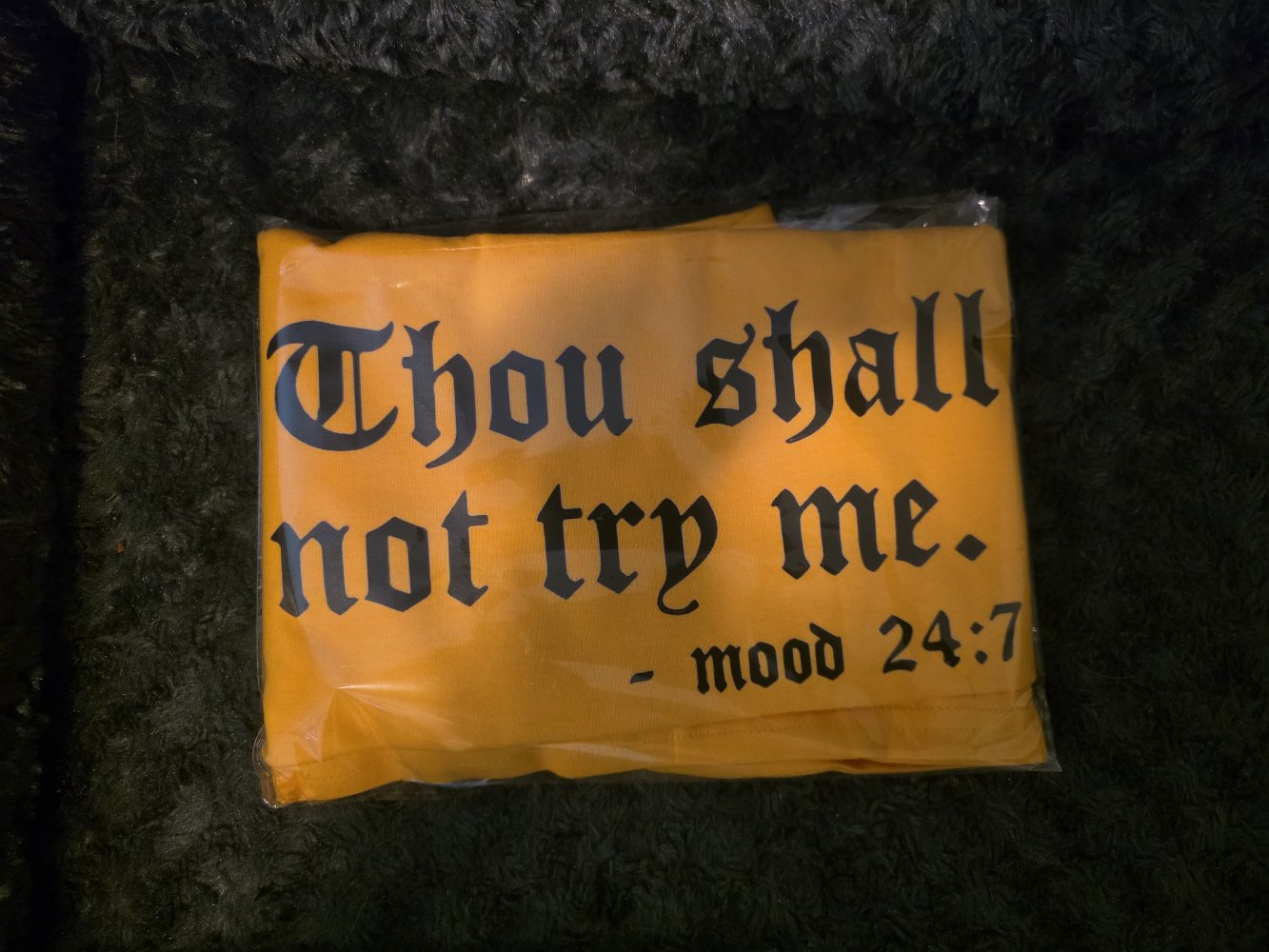 THOU SHALL NOT