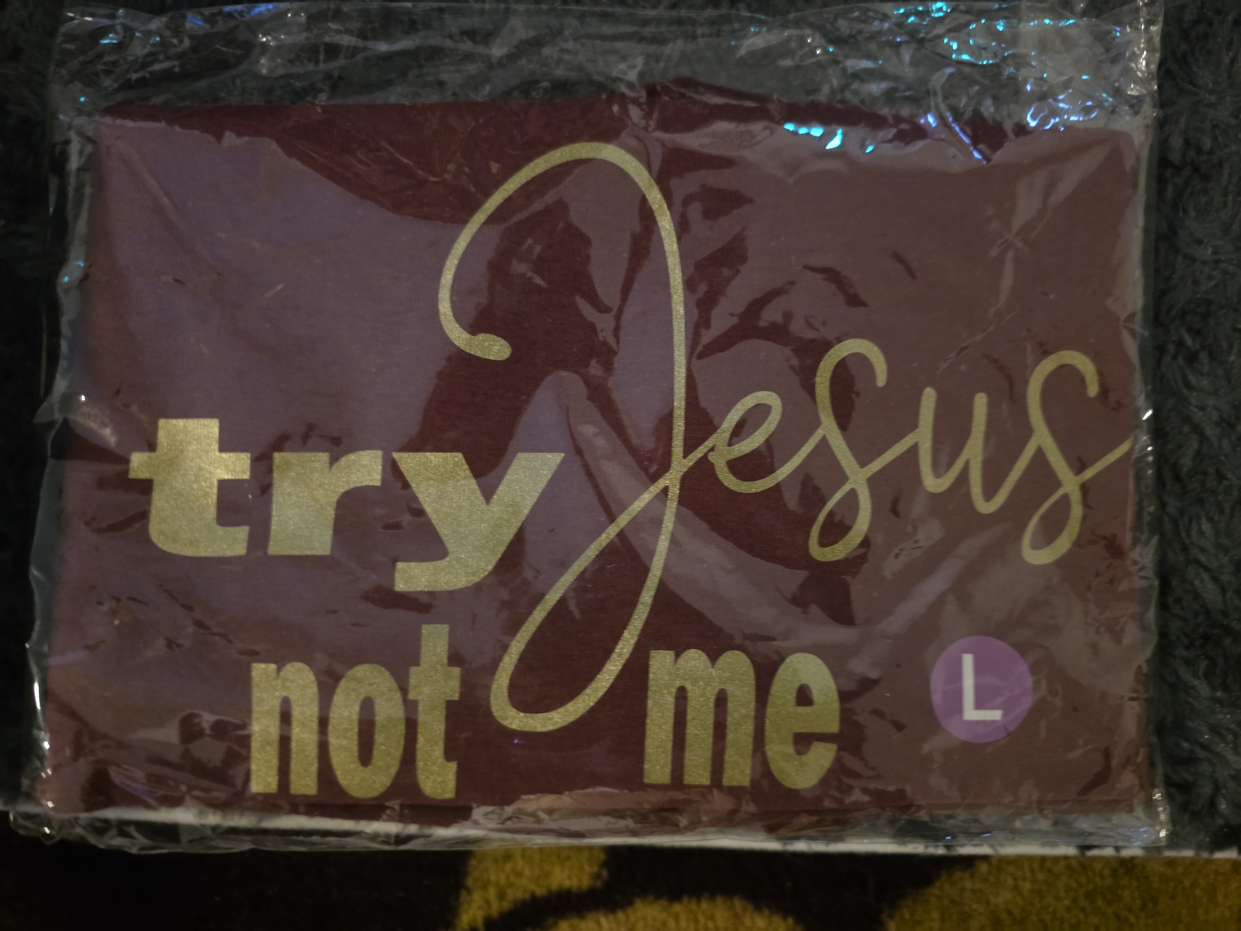 TRY JESUS NOT ME