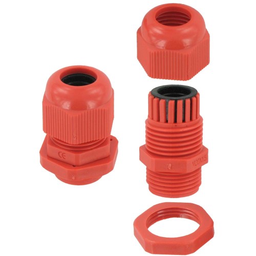 Red Cable Gland Set
