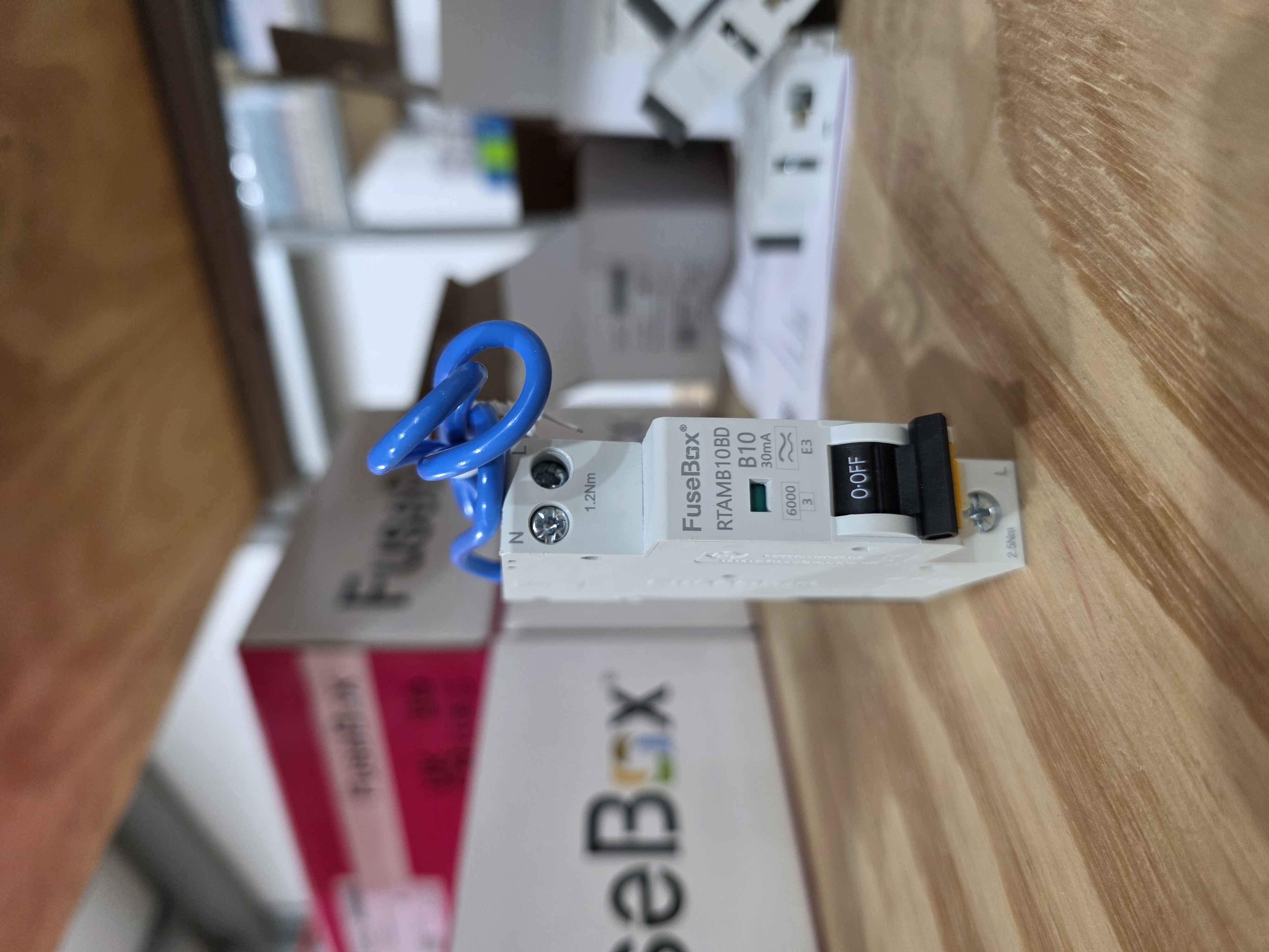 FUSEBOX BI-DIRECTIONAL RCBO 6a 10a 16a 32a 40a 30ma B curve TYPE A RTAMB**BD