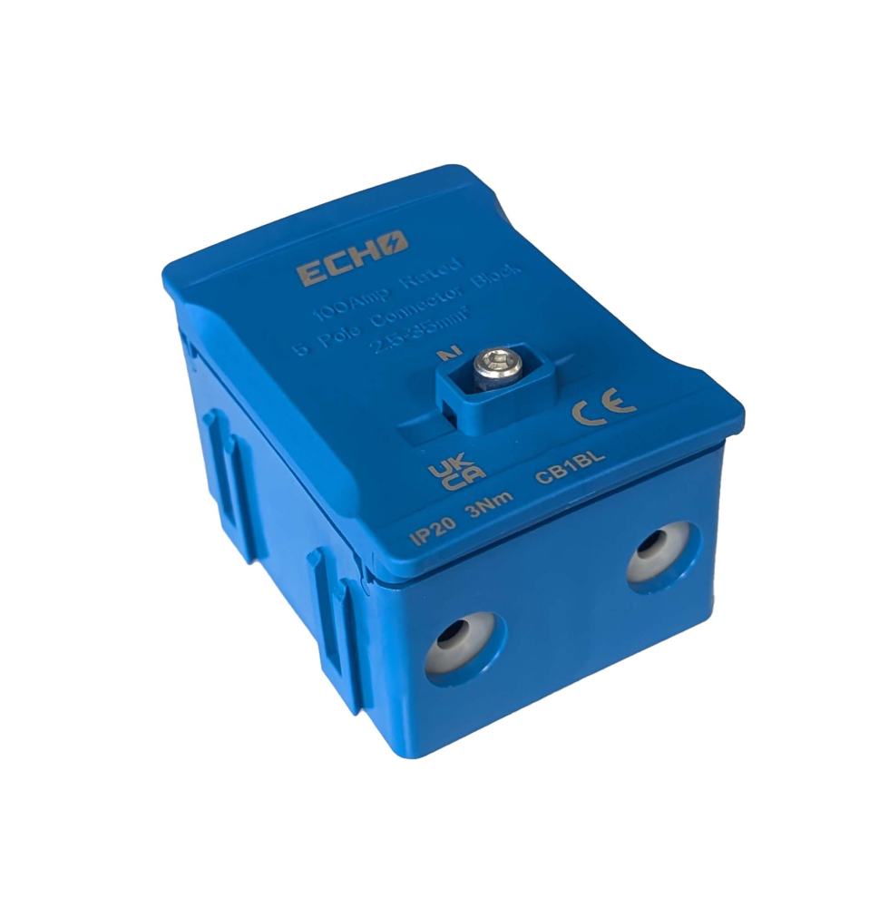 100A 5WAY SP HENLEY CONNECTOR BLOCK COLOUR CODED - Blue, Brown, Green, Grey, Black. 