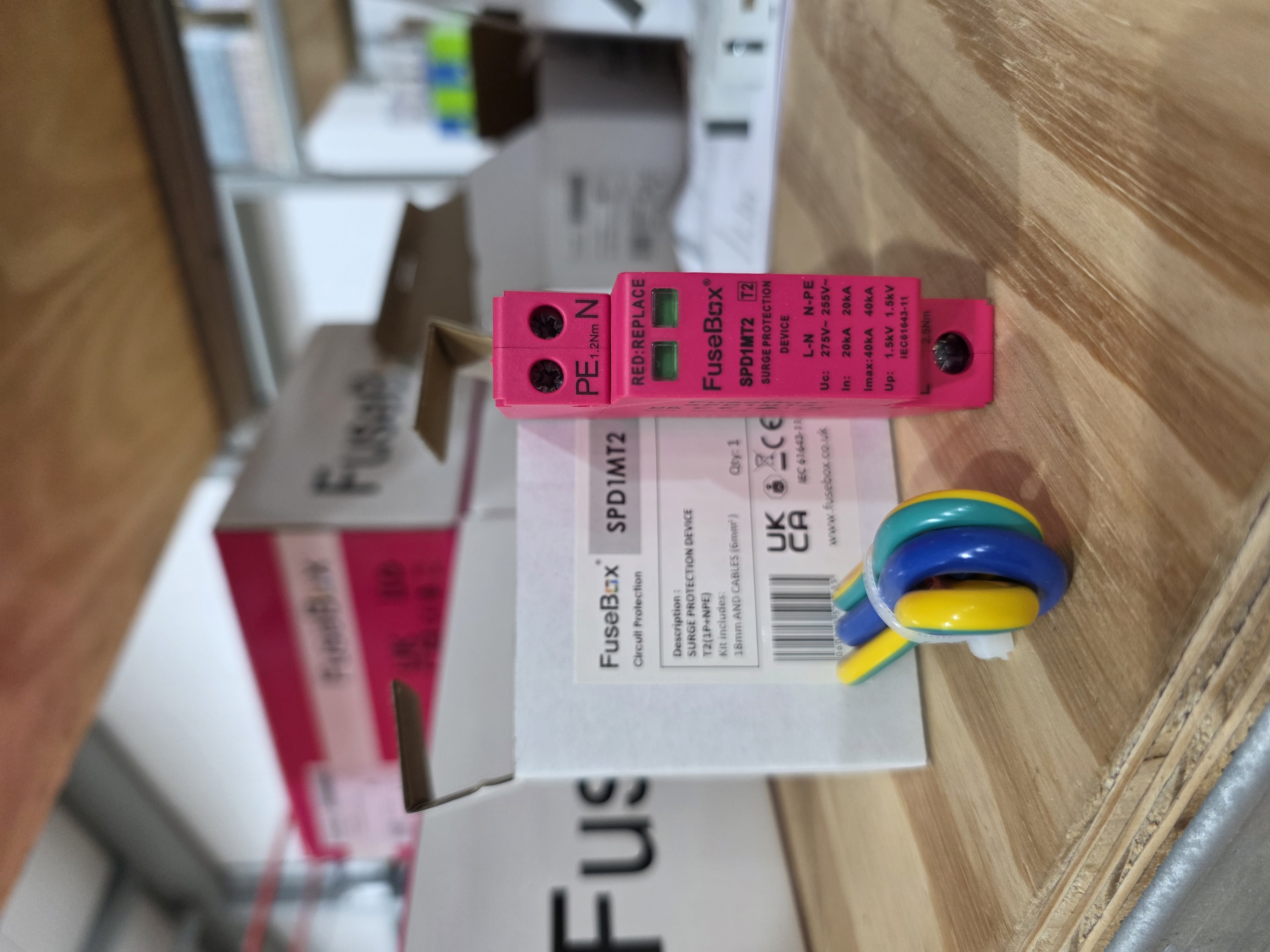 FuseBox SPD1MT2 Type 2 Direct to Busbar Surge Protection Device