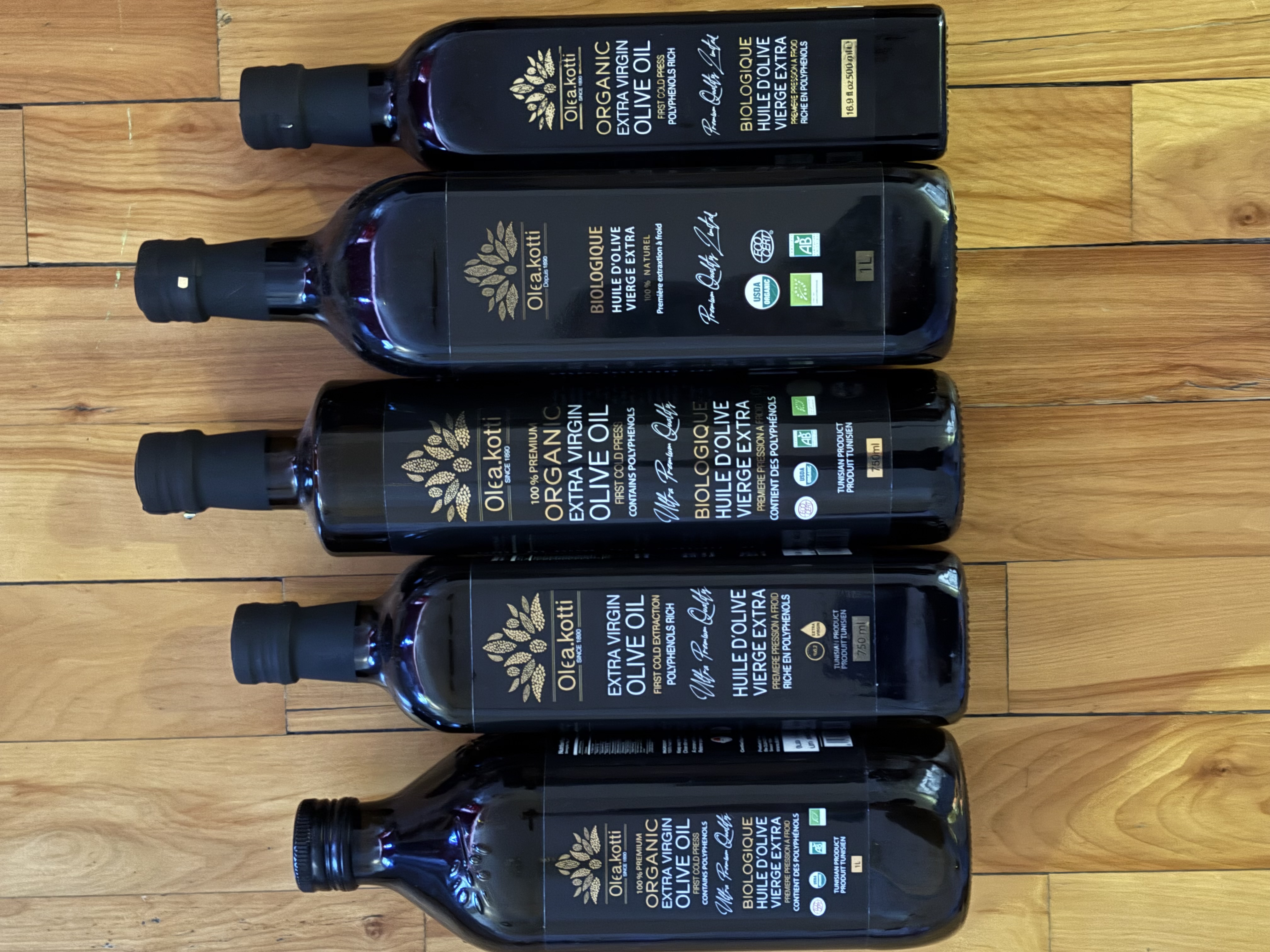 Huile d'olive biologique