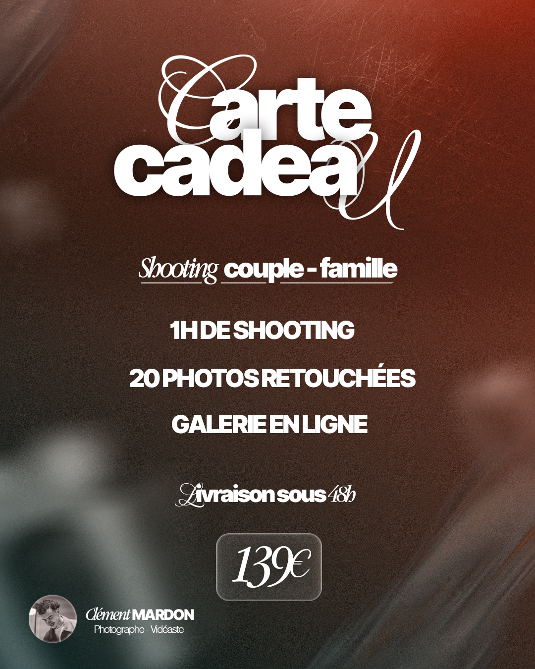 Carte Cadeau - Shooting Couple/Famille