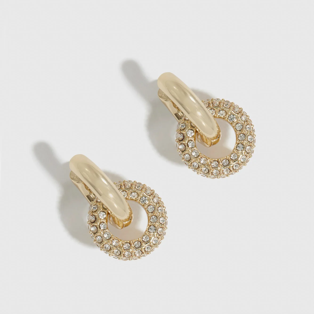 Gold Crystal Pavé Convertible Huggies