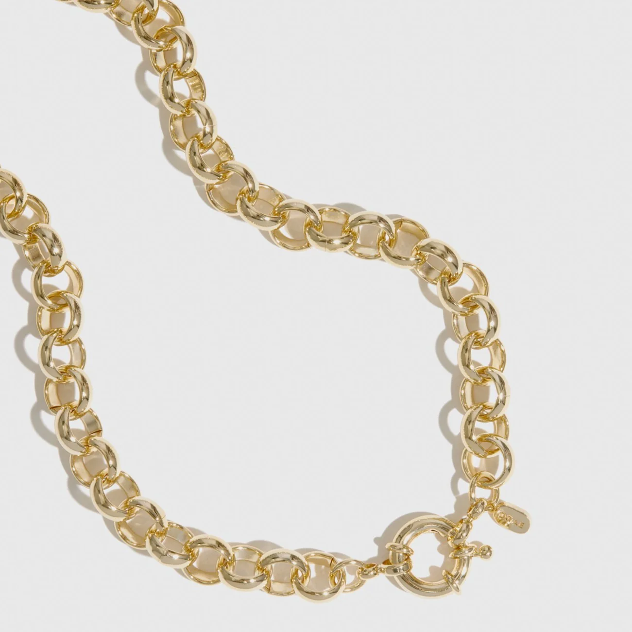 Gold Maximalist Rolo Necklace