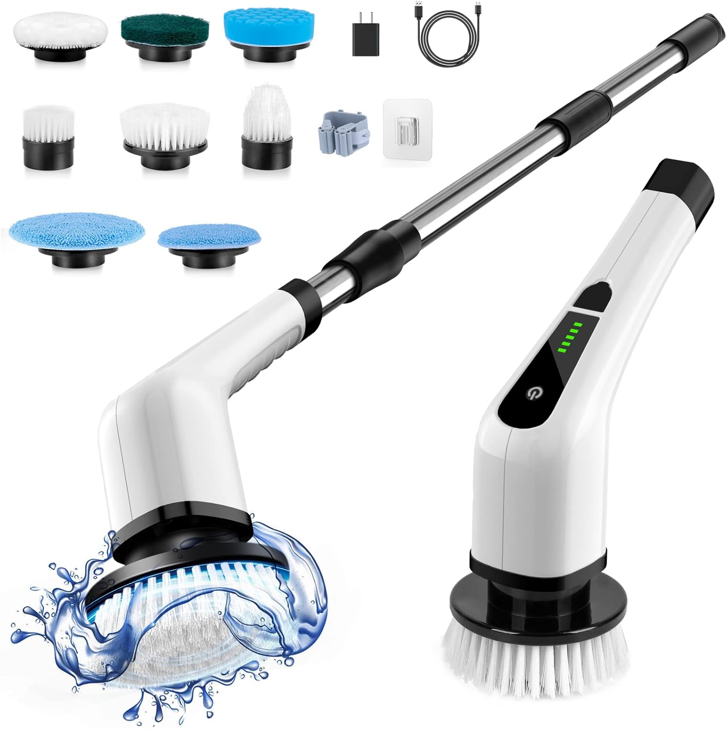 Electric Spin Scrubber Cleaning Brush