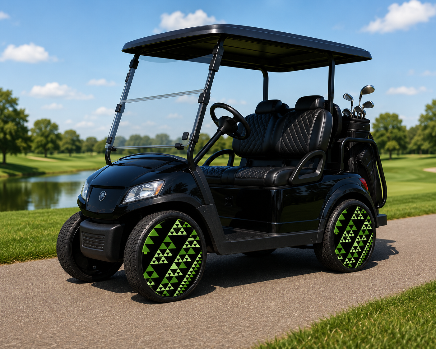 Golf Cart Wheel Covers