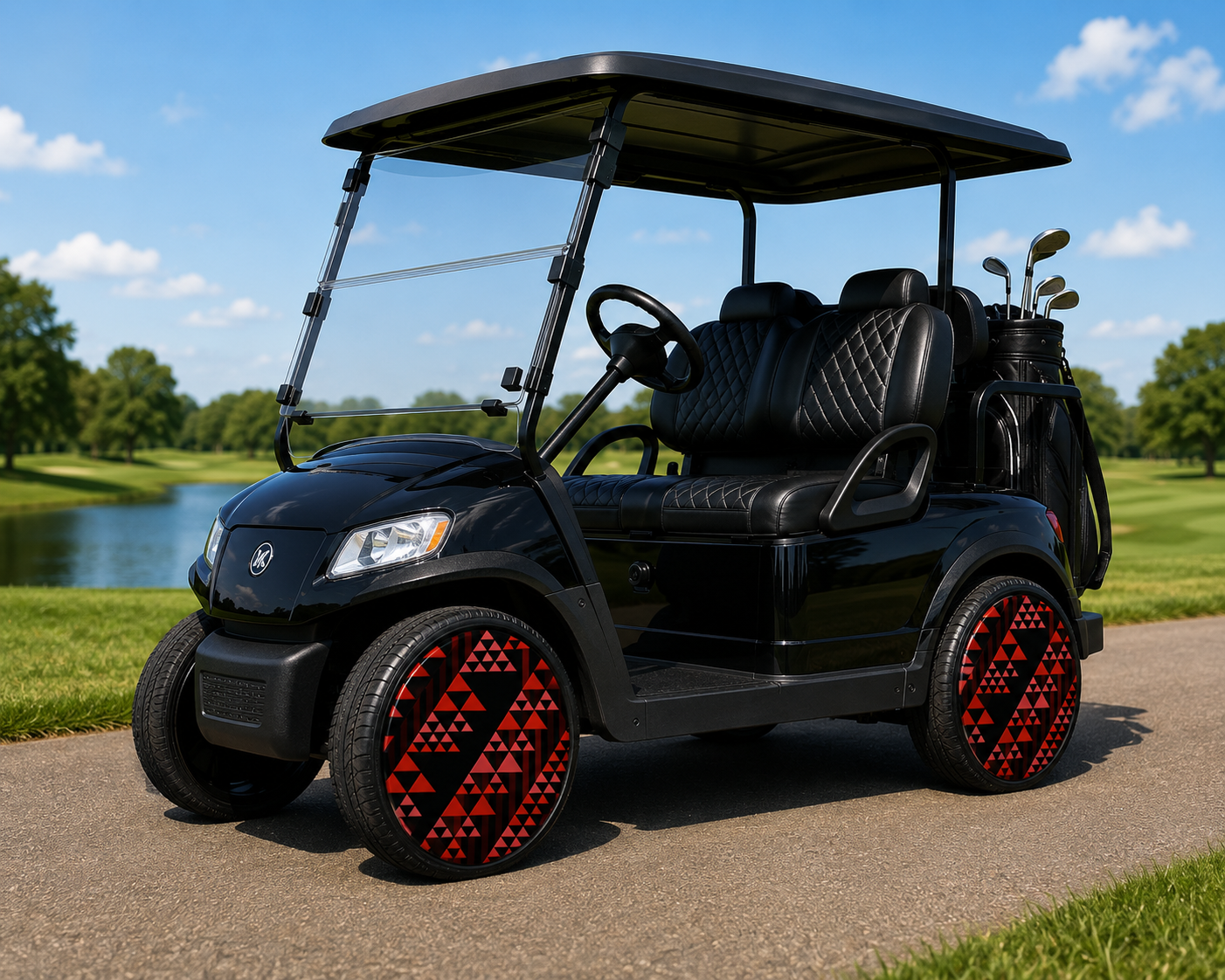 Golf Cart Wheel Covers