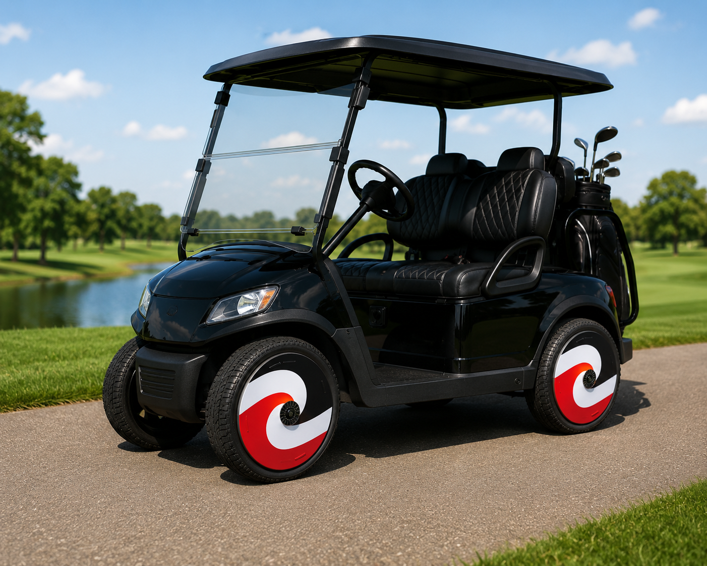 Golf Cart Wheel Covers