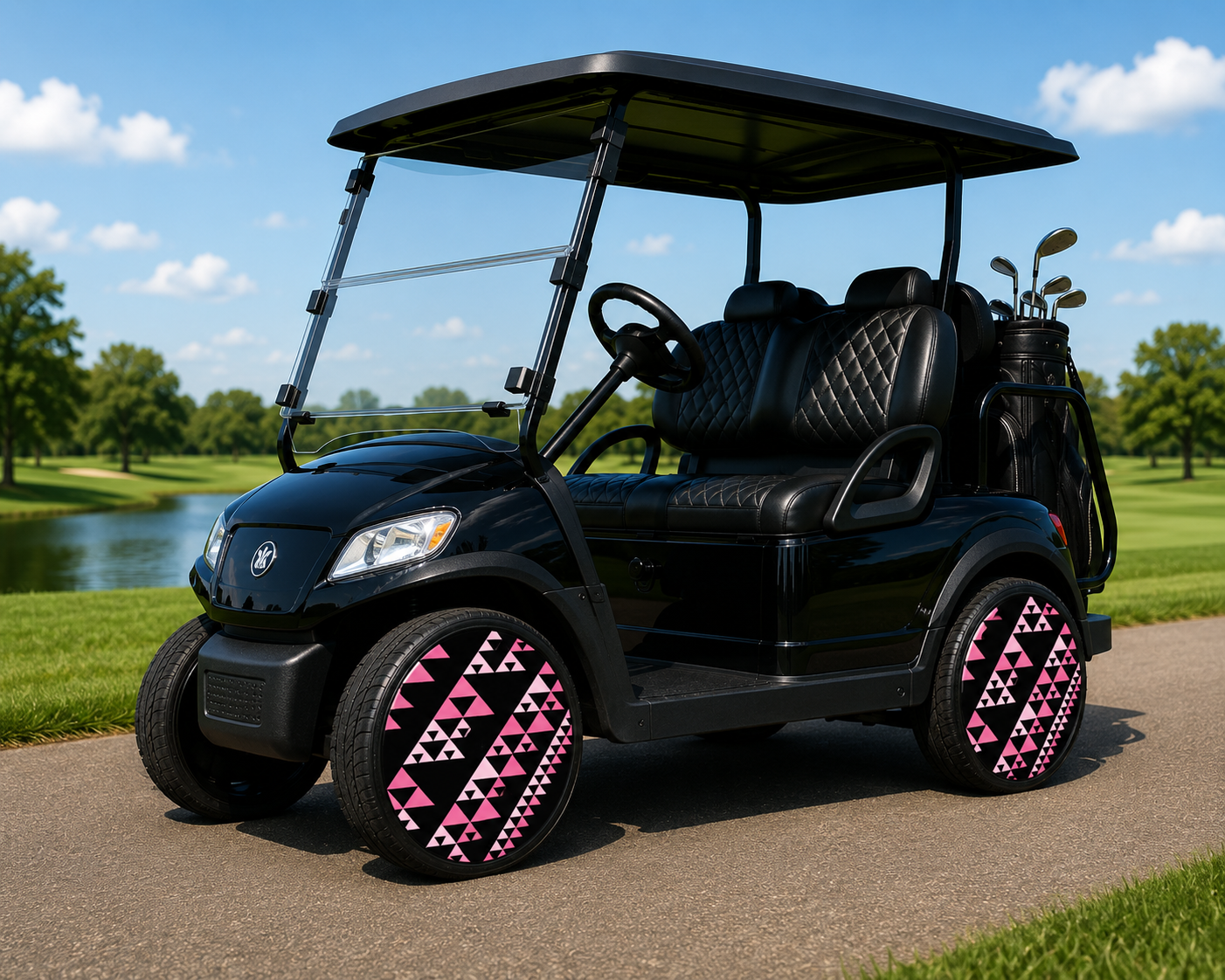 Golf Cart Wheel Covers