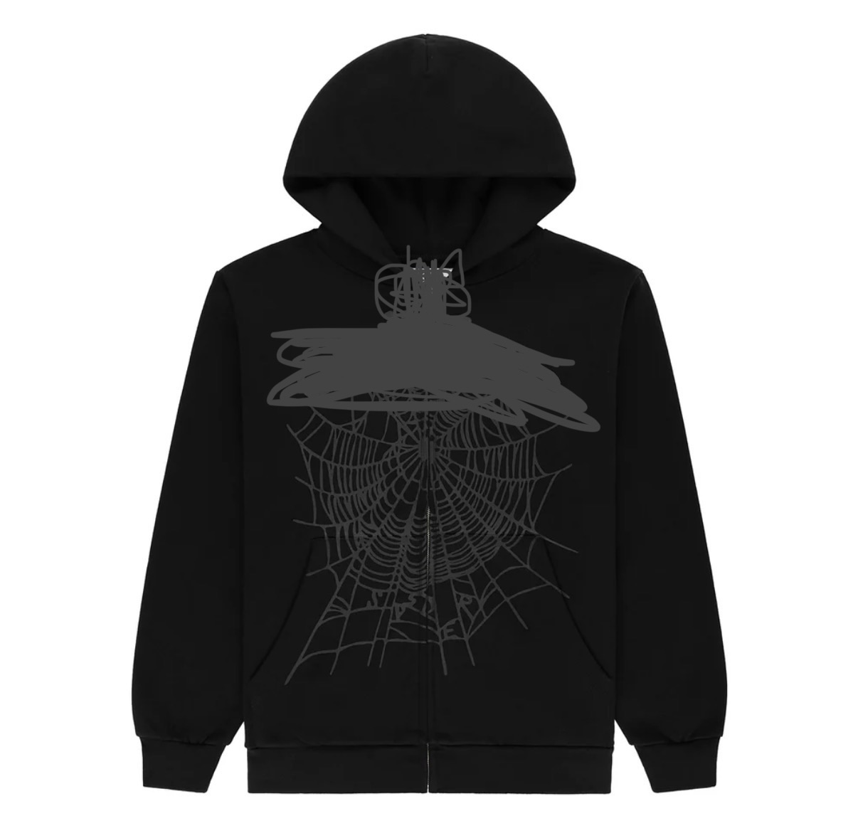 Spider Web Design Hoodie 2