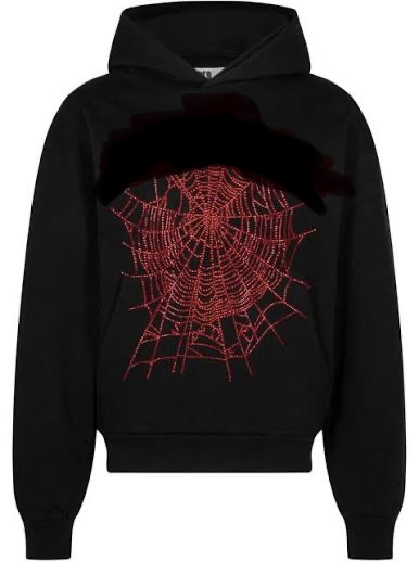 Spider web design hoodie