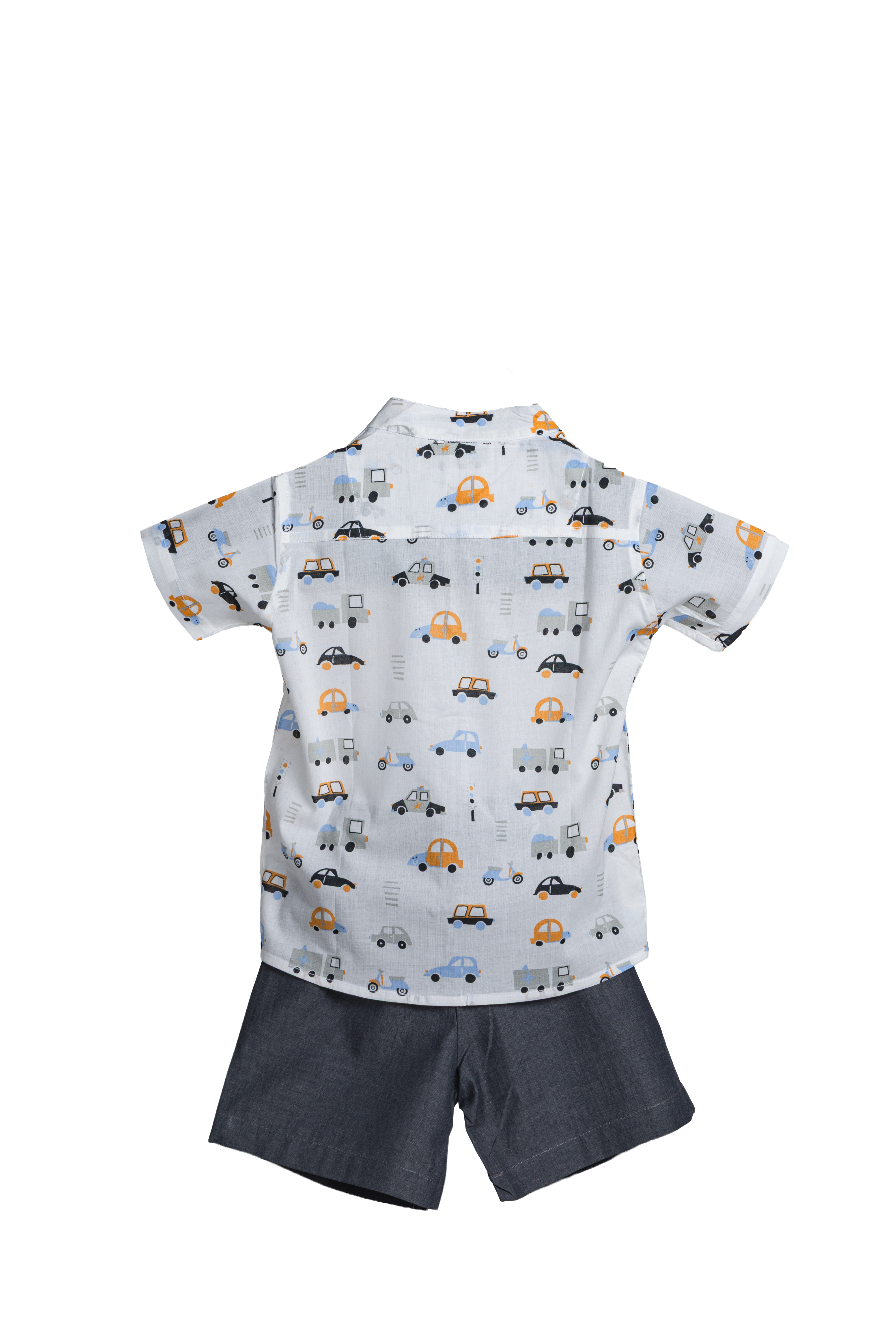Racer Coord Set - – Pure Cotton Shirt & Shorts