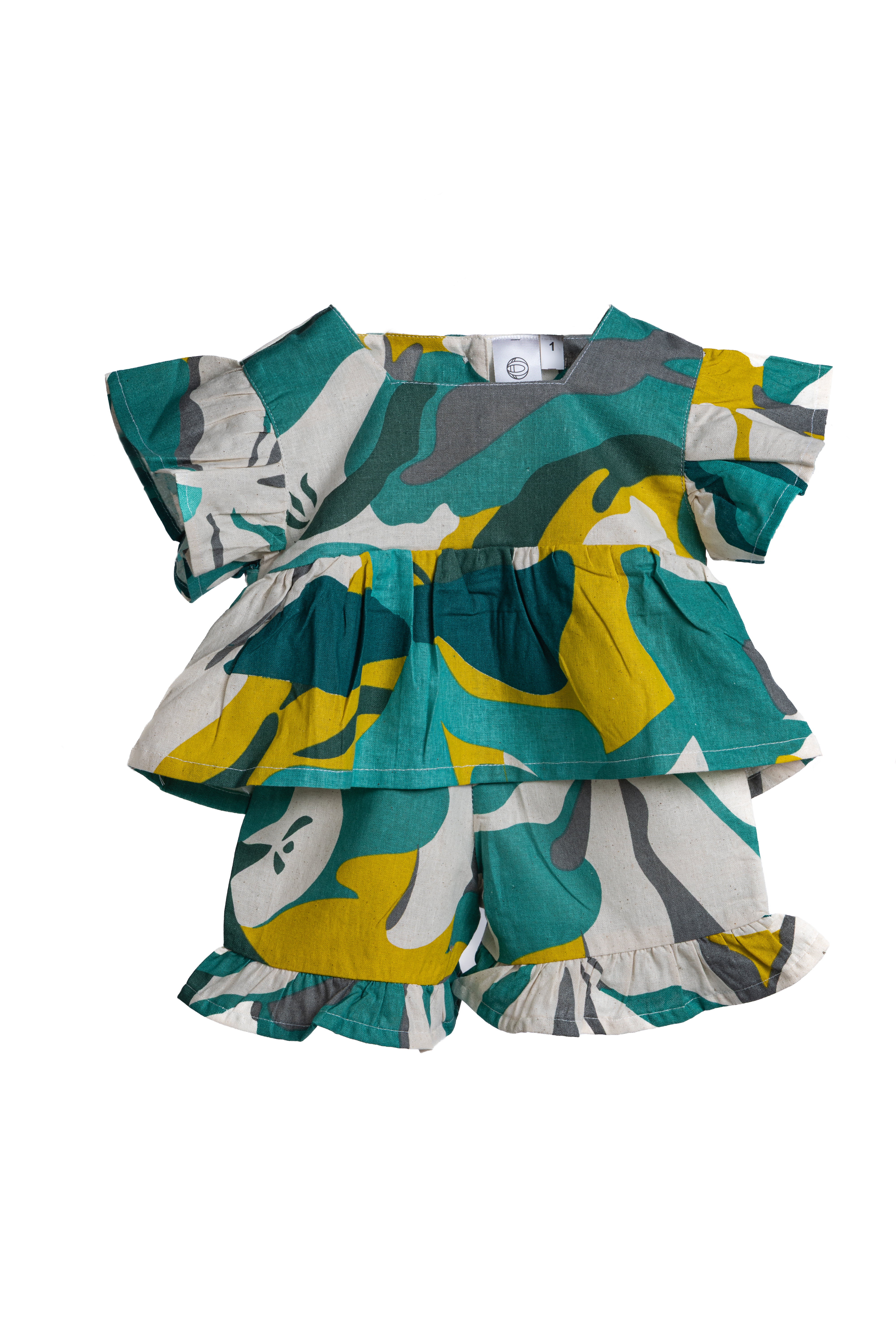 Green Bloom Co-ords Set – Pure Cotton