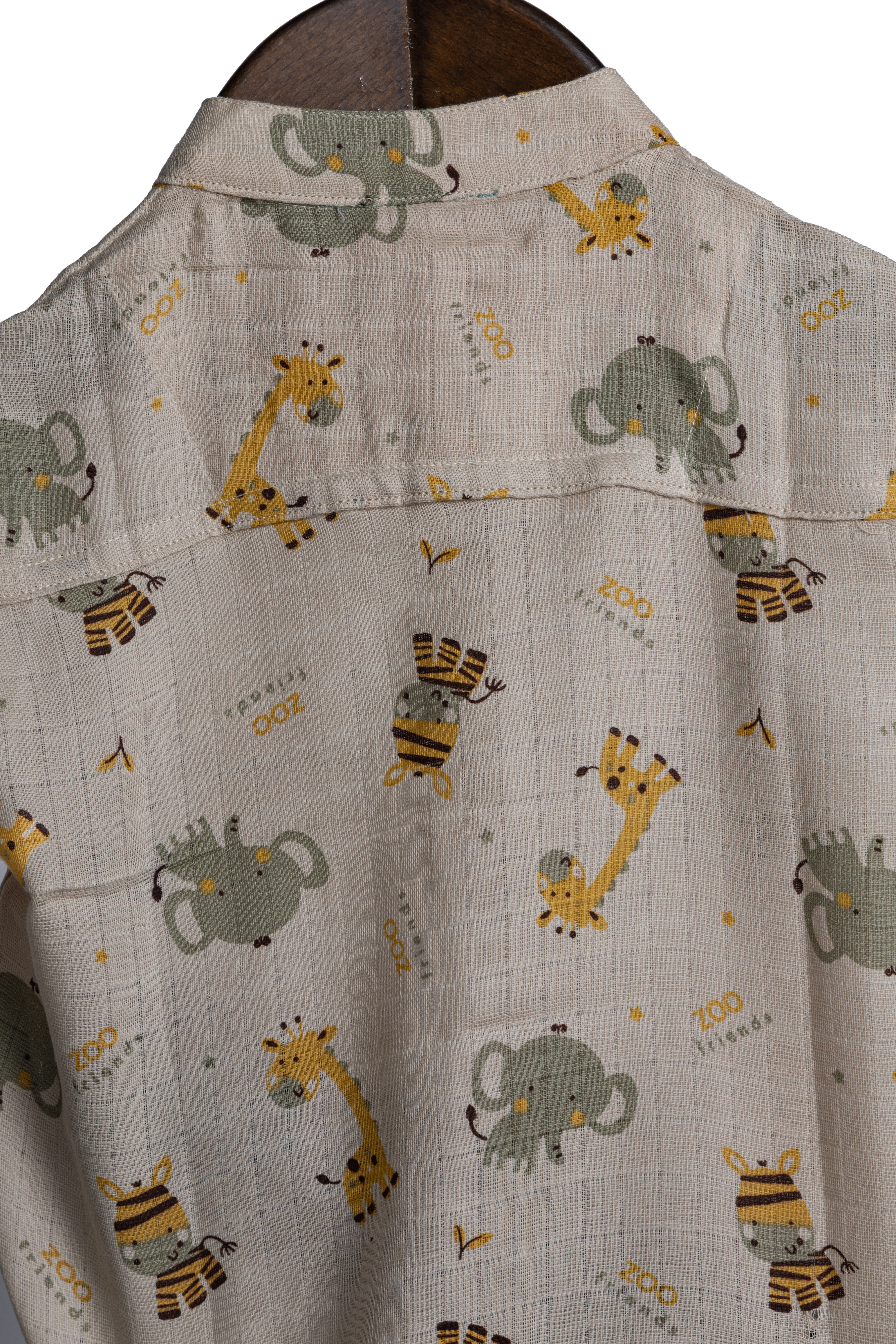 Giraffo Coord Set – Pure Cotton Shirt & Shorts