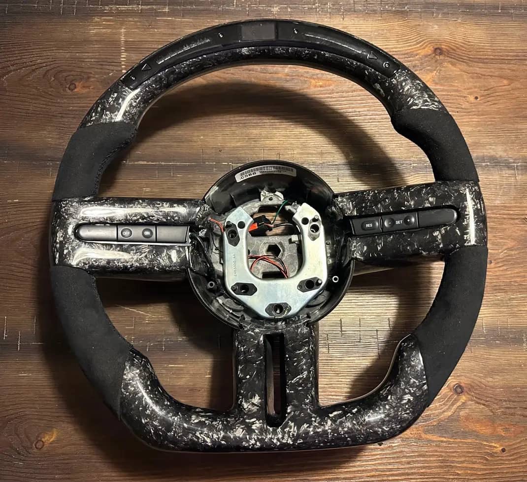 Custom Racing Steering Wheel for 2010-2014