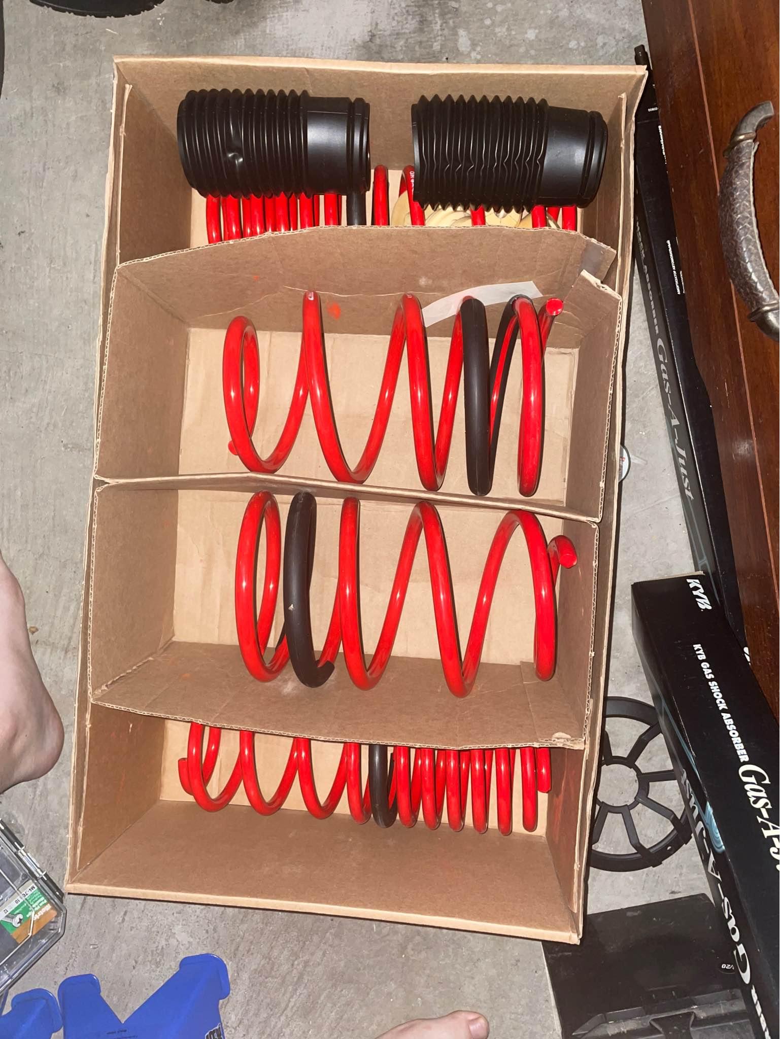 Car Suspension Lowering Springs Set for 05-14 Mustang