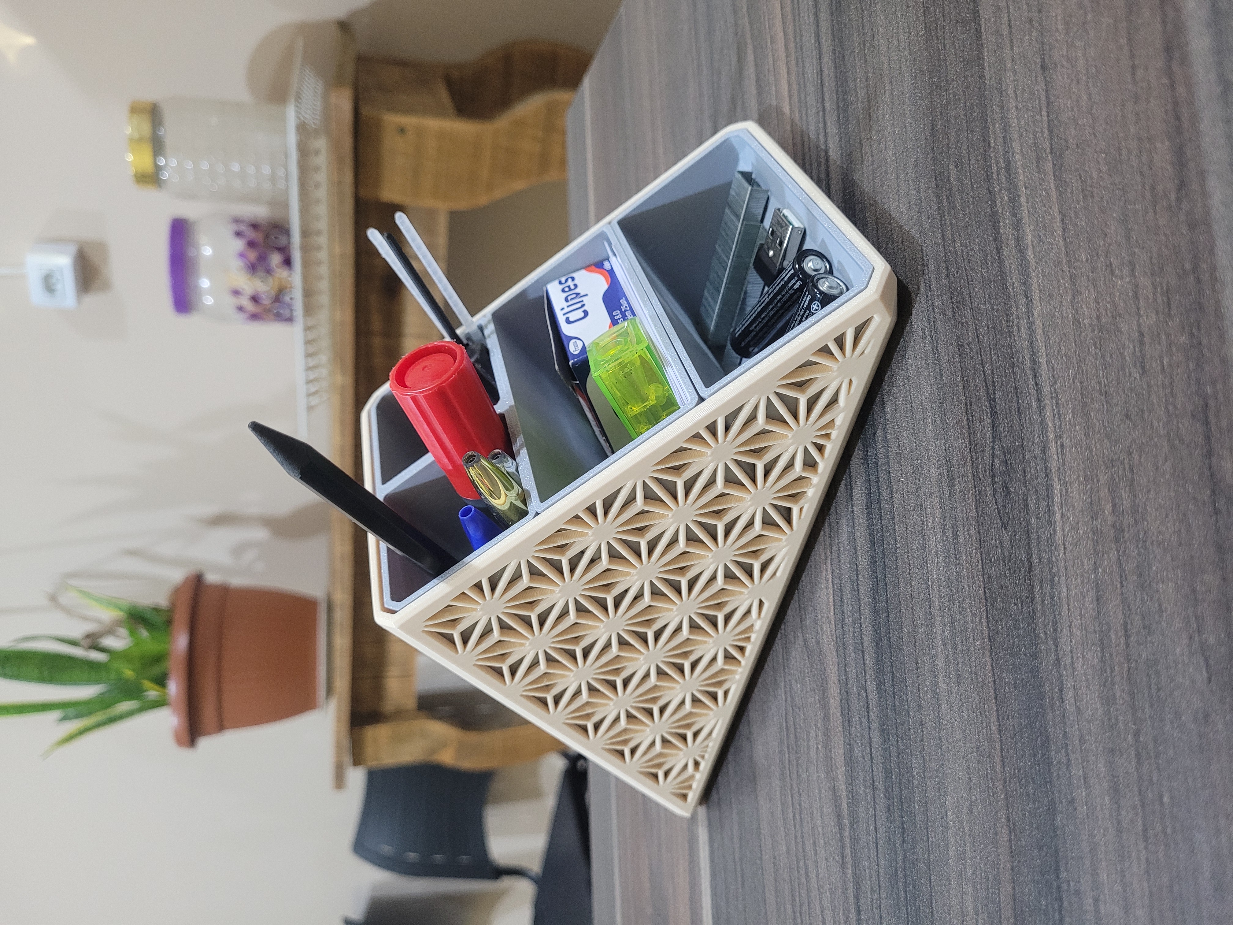 Organizador de mesa com Kumiko