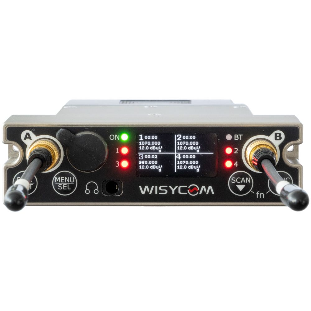 Wisycom MCR54 - 4 Channels Multiband True Diversity Receiver