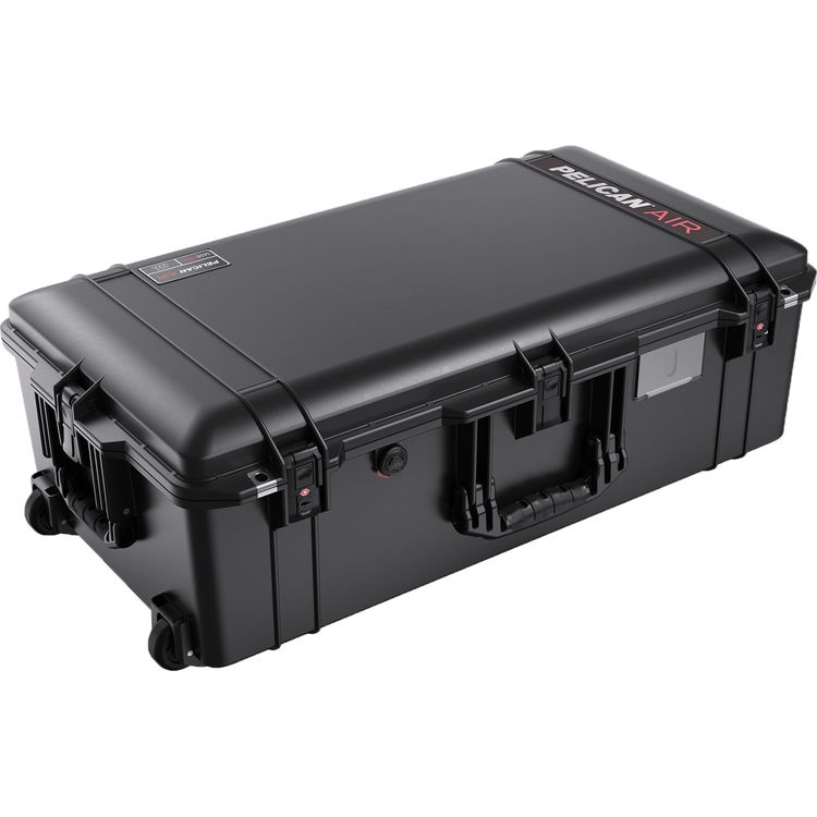 Pelican Wheeled Check-In Case with Lid Organizer and Packing Cubes (Black)