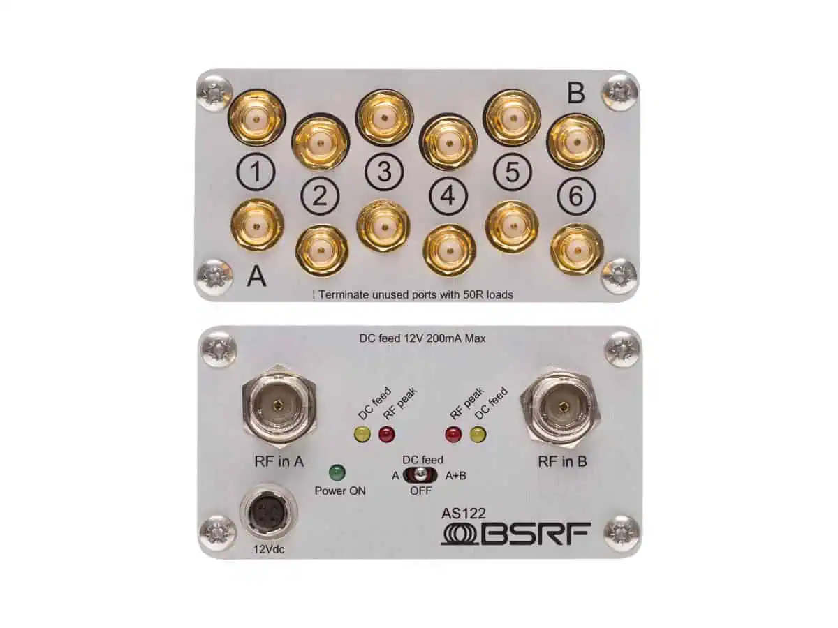 BSRF AS-122 Dual Channel Active Antenna Splitter