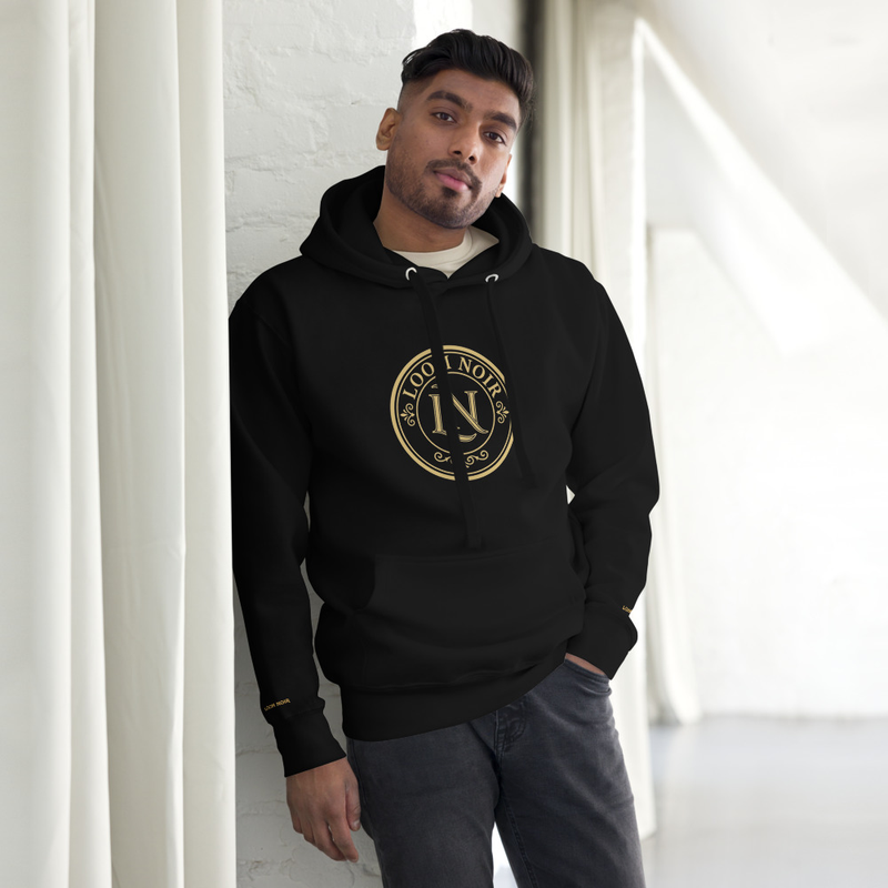 Loom Noir Gold Emblem Hoodie