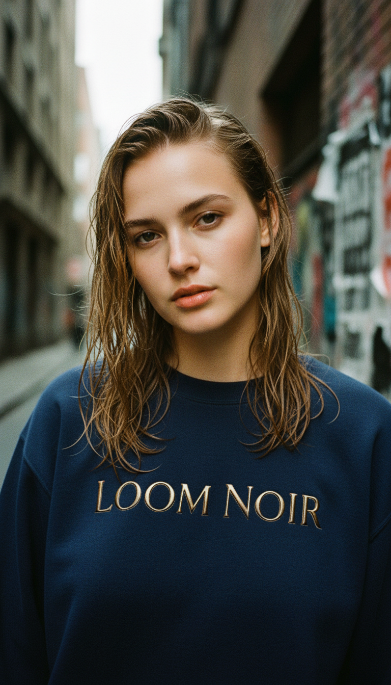 Loom Noir Unisex Sweatshirt - Signature Streetwear | Loom Noir