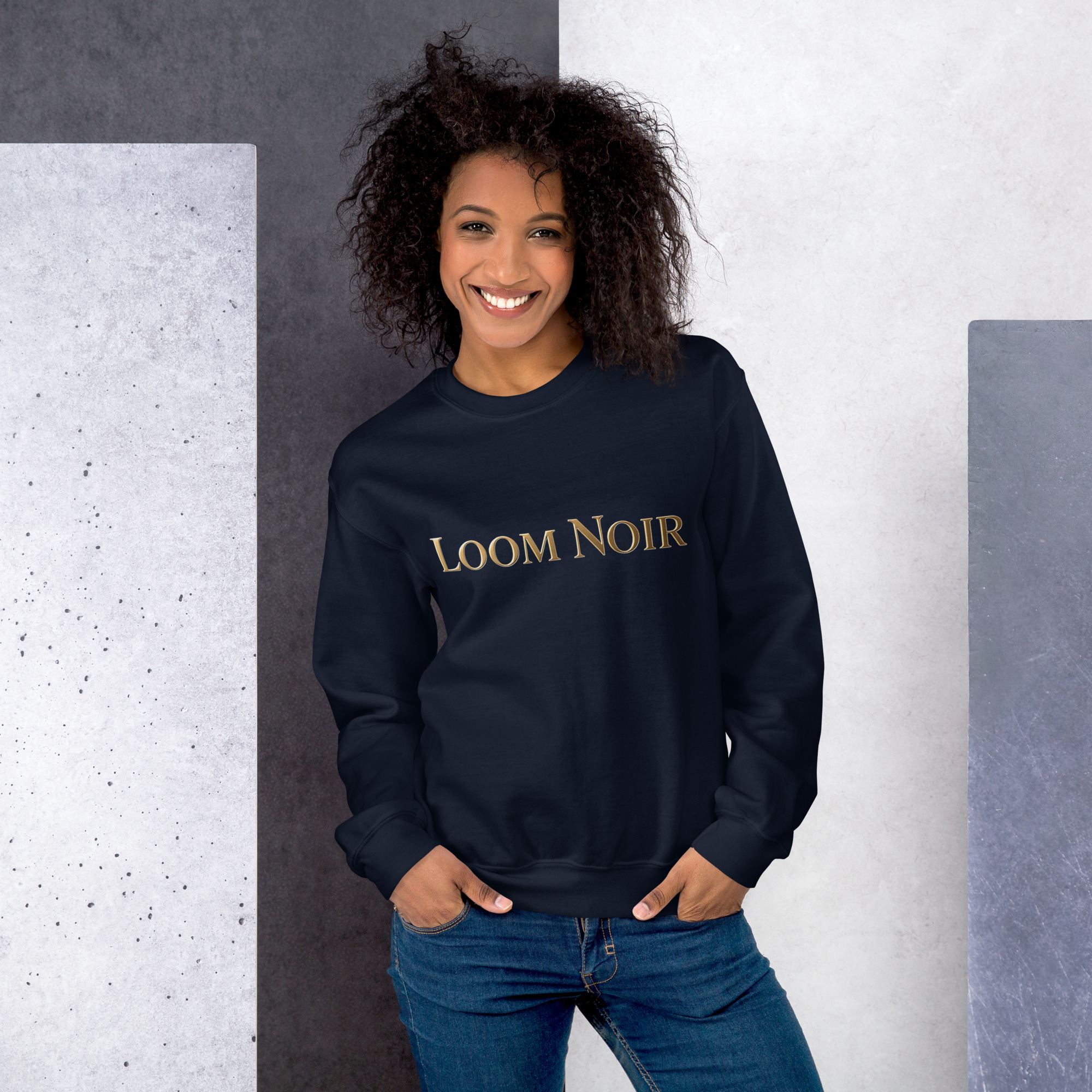 Loom Noir Unisex Sweatshirt - Signature Streetwear | Loom Noir