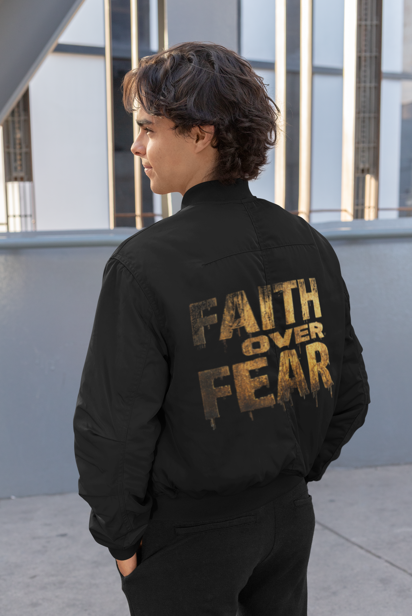 Black Ribbed Knit Dress